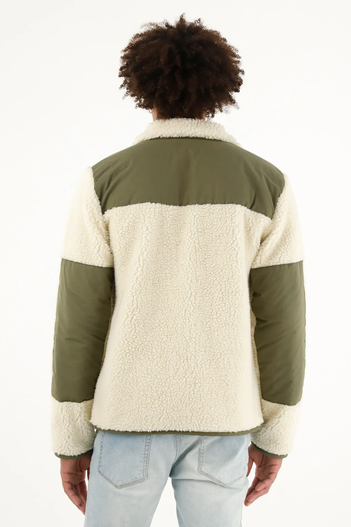 Men's Green High-Collar Jacket - Image 4