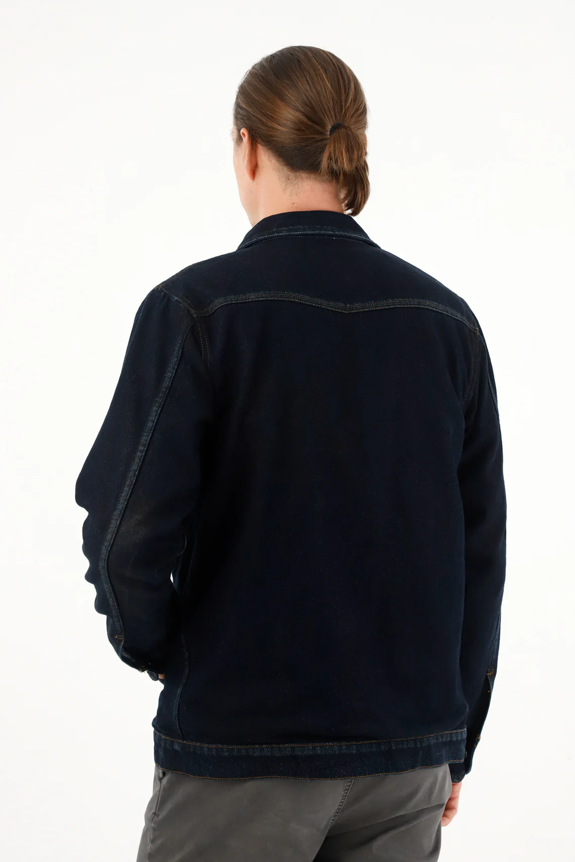 Men's Trucker Jacket with Flap Pockets - Image 4