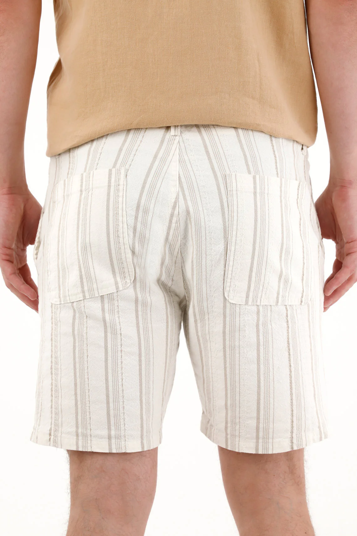 Striped Chino Shorts for Men - Image 4