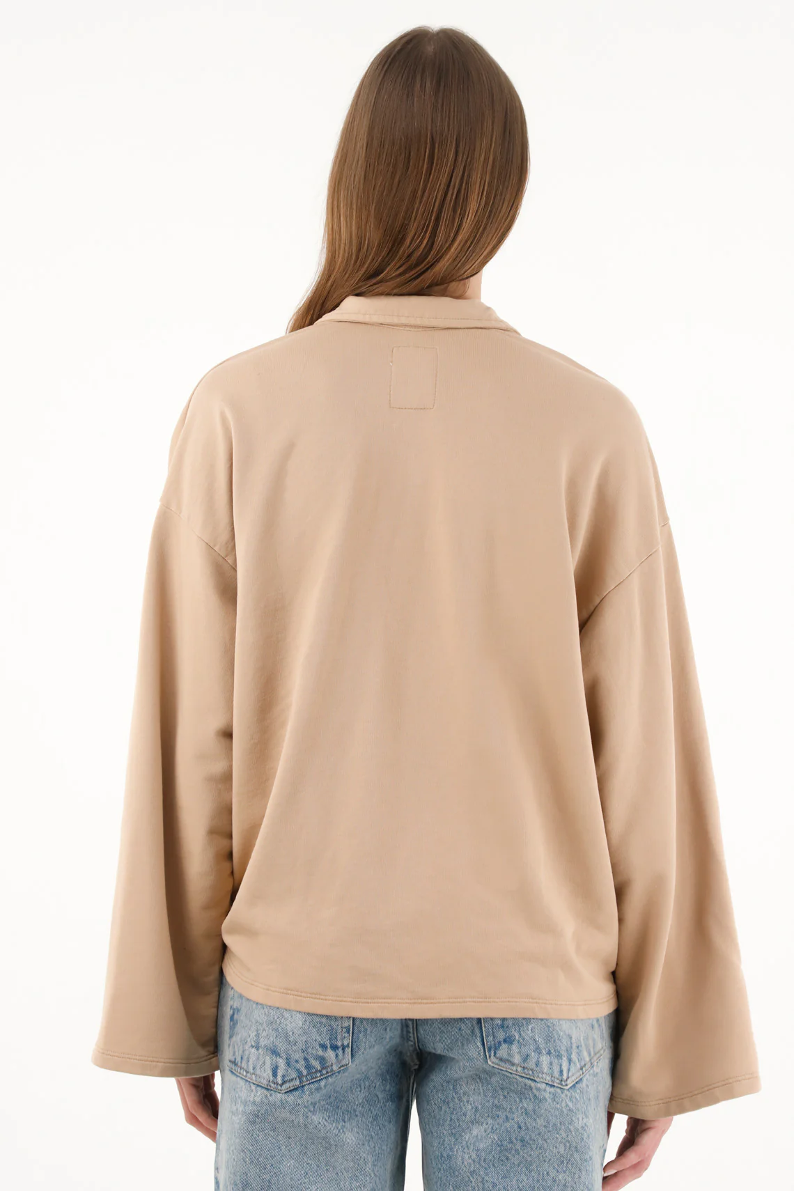 Women's polo sweatshirt with embroidery - Image 4