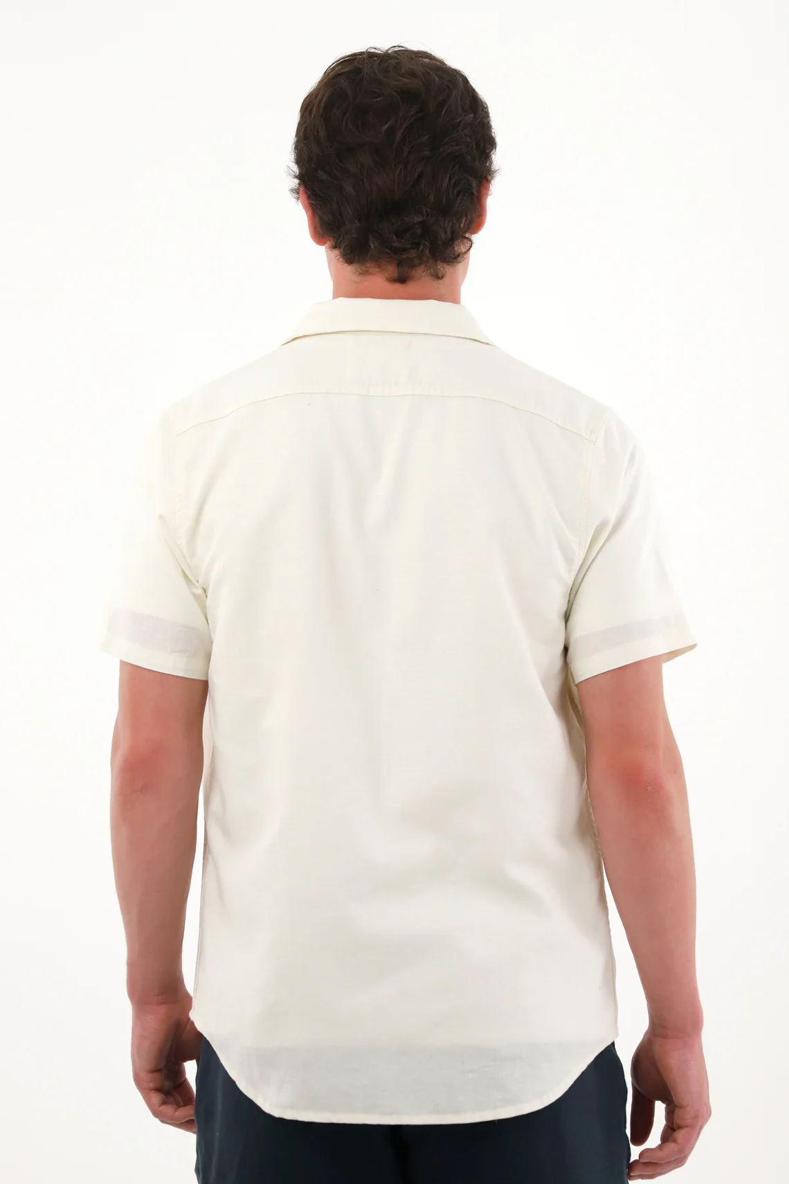 Men's Cream Bowling Shirt - Image 4