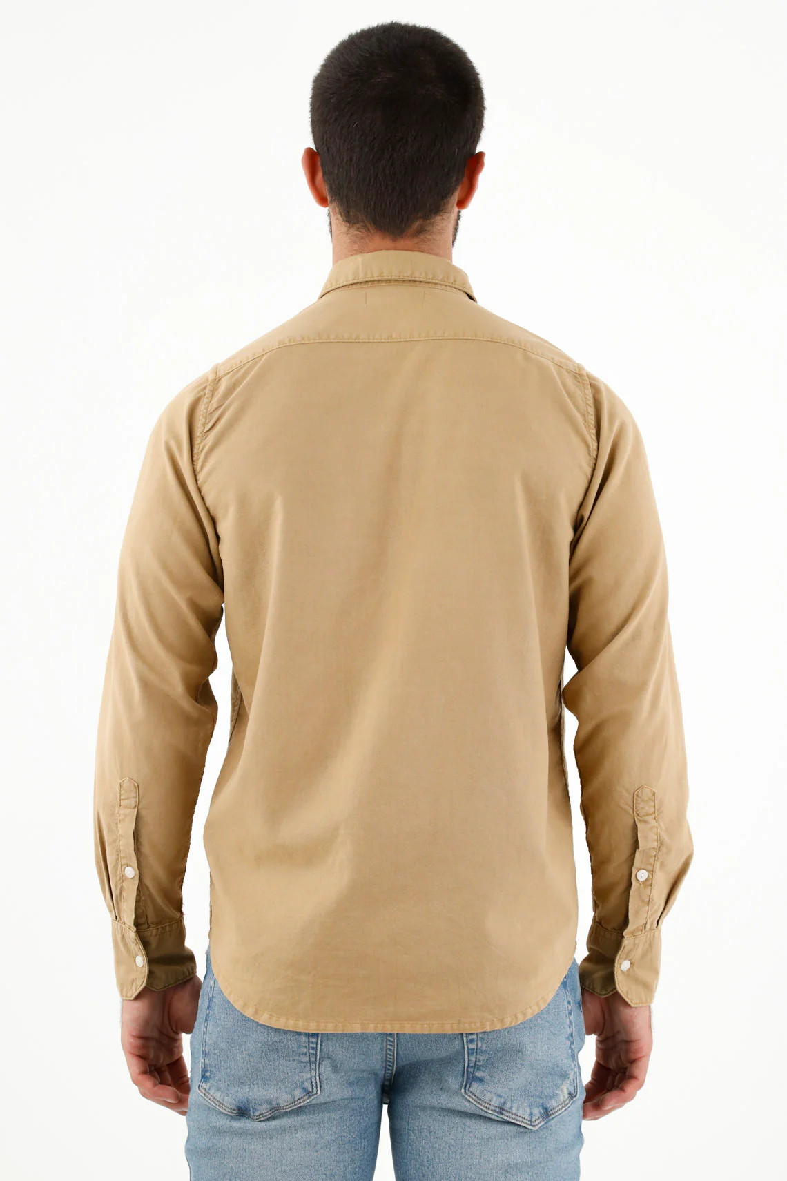 Men's Brown Long Sleeve Shirt - Image 4