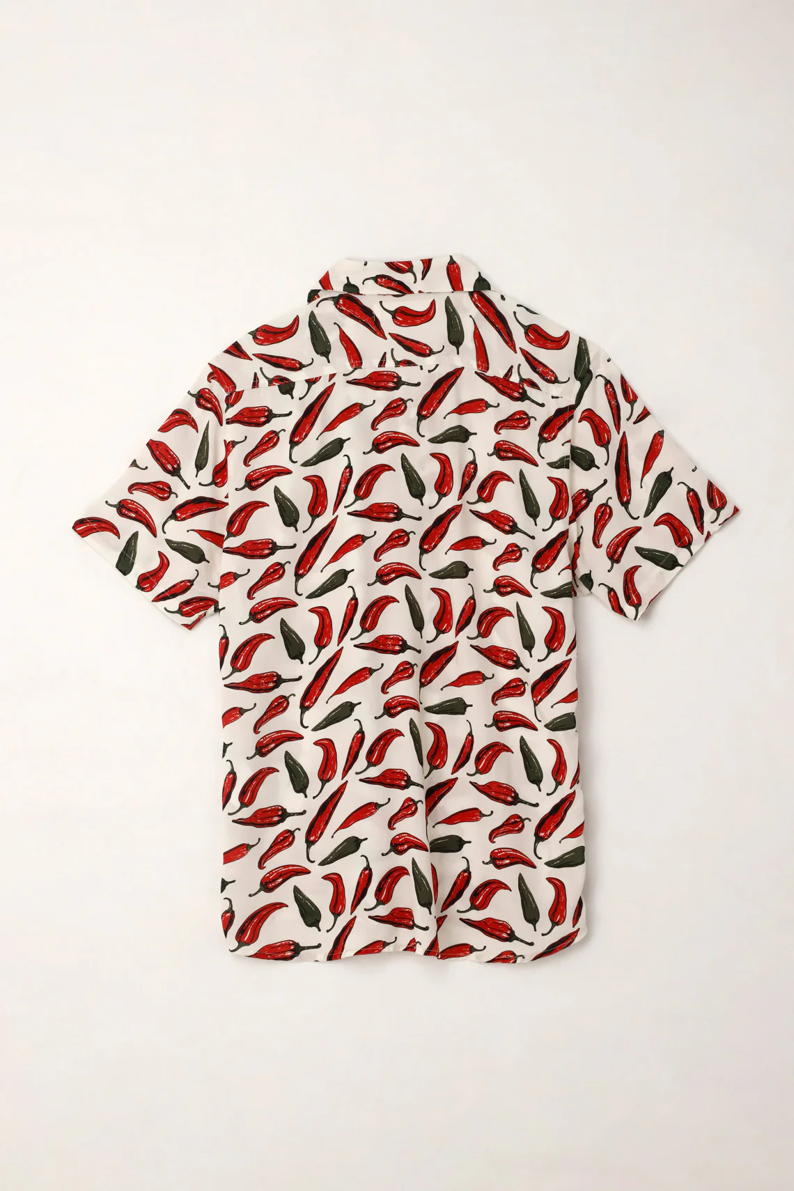 Men's Bowling Shirt with Chili Print - Image 2