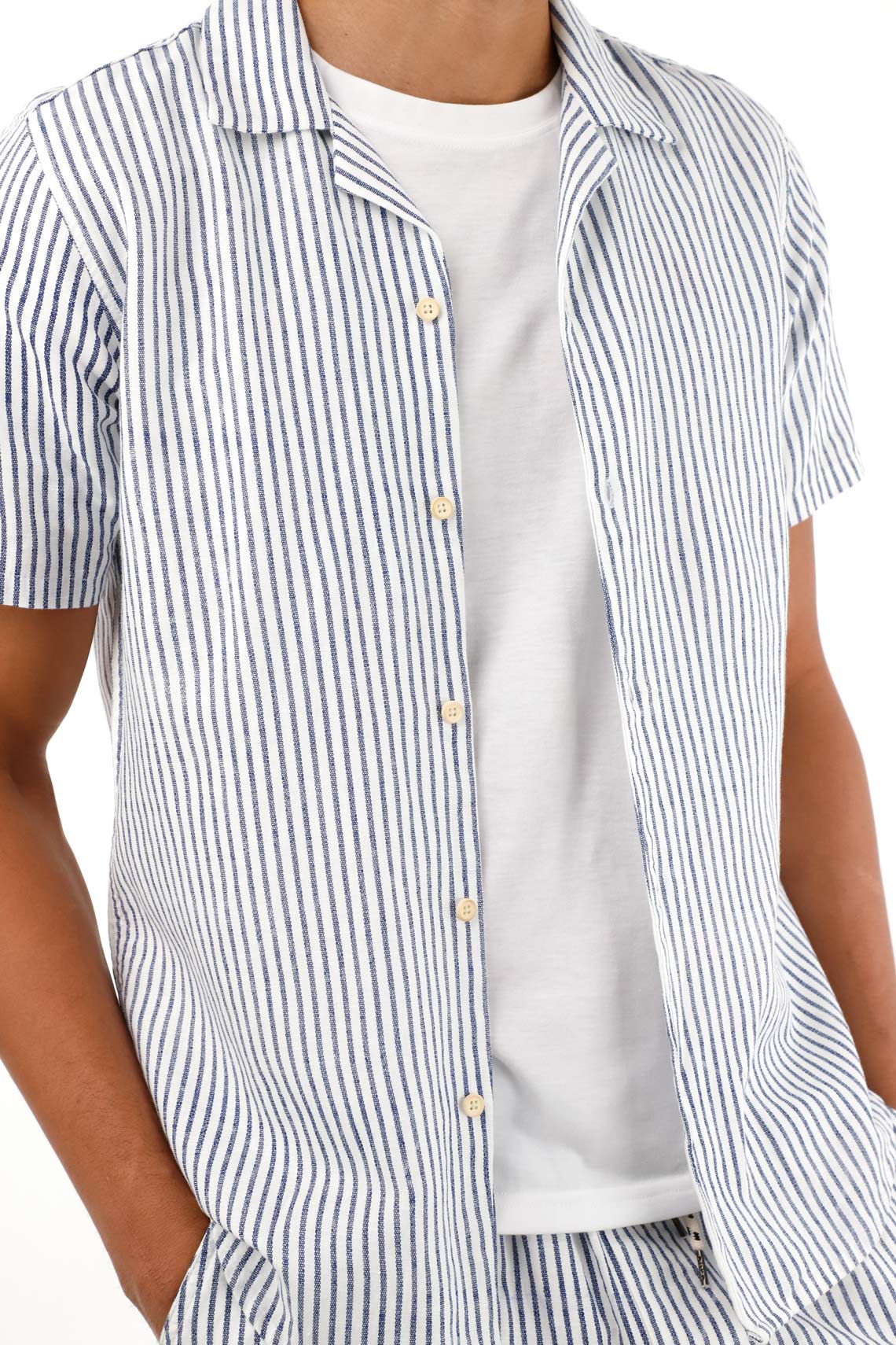 Men's Off-White Bowling Shirt - Image 2