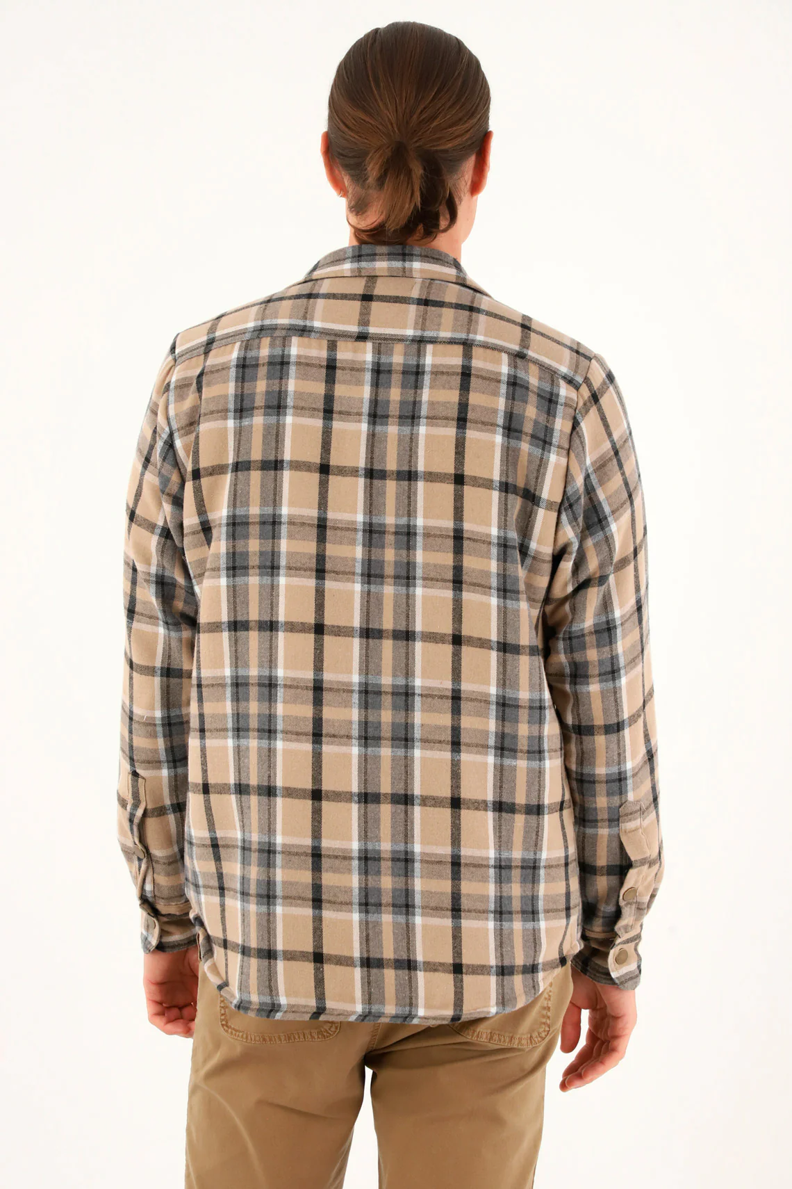 Men's plaid shirt with shepherd lining - Image 4