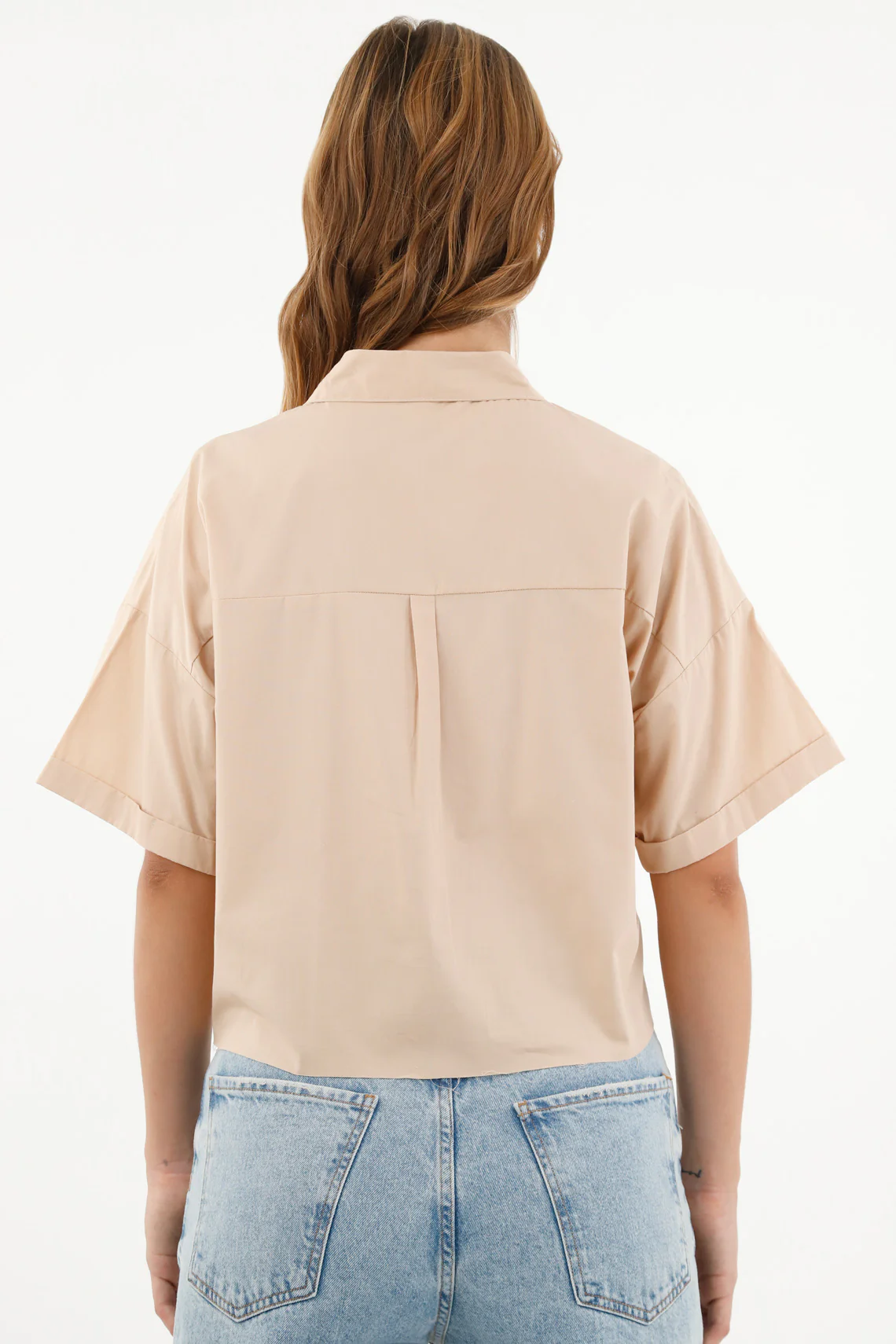 Women's Brown Crop Top - Image 4