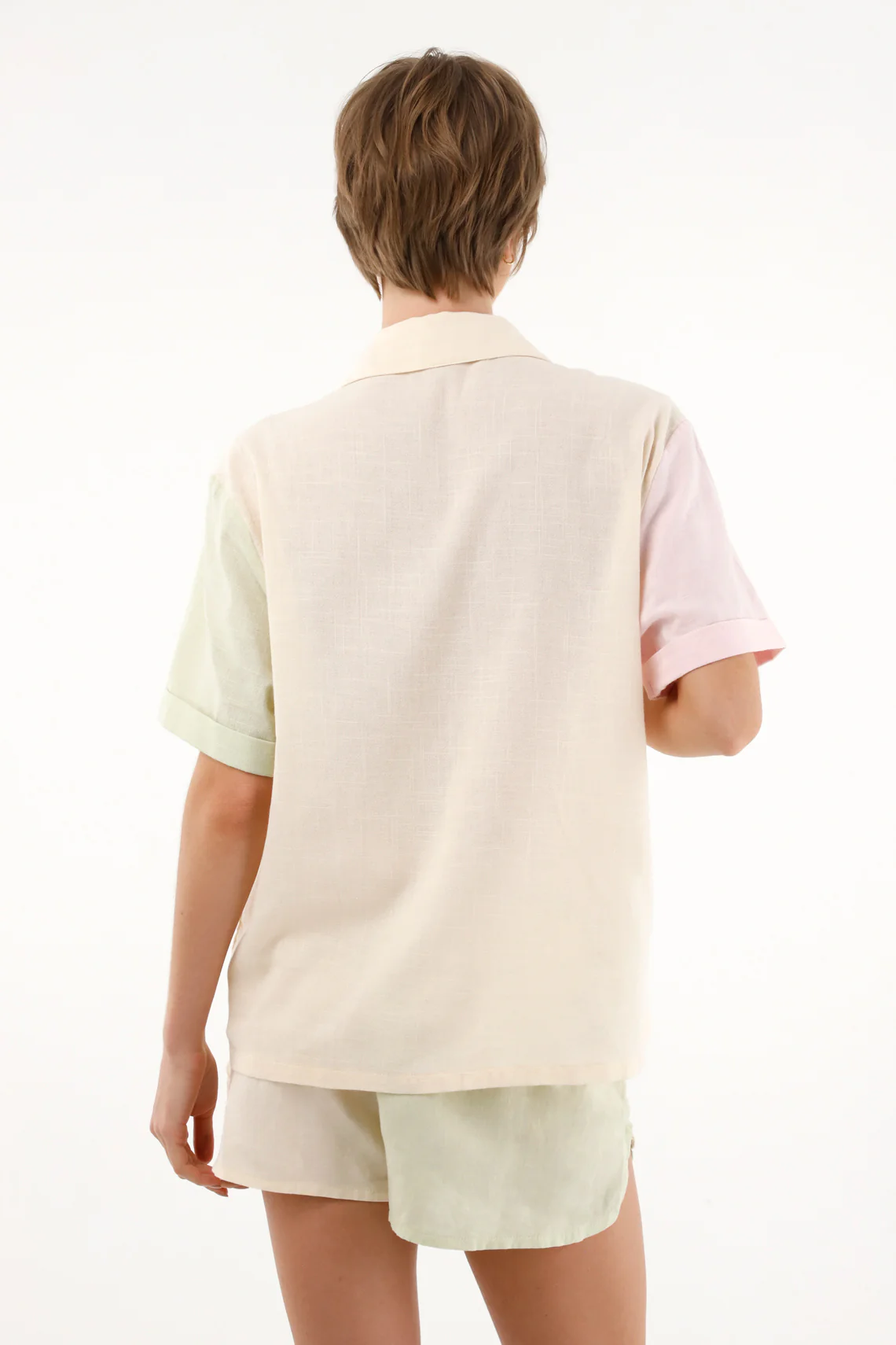 Women's multicolor shirt with embroidered details - Image 4