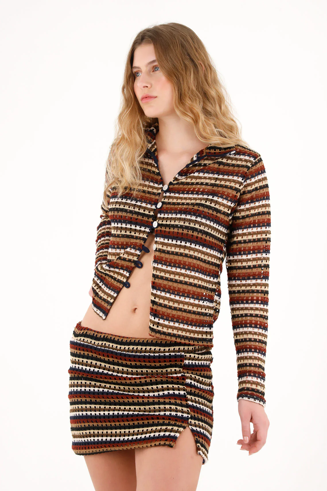 Women's Long Sleeve Woven Shirt - Image 4