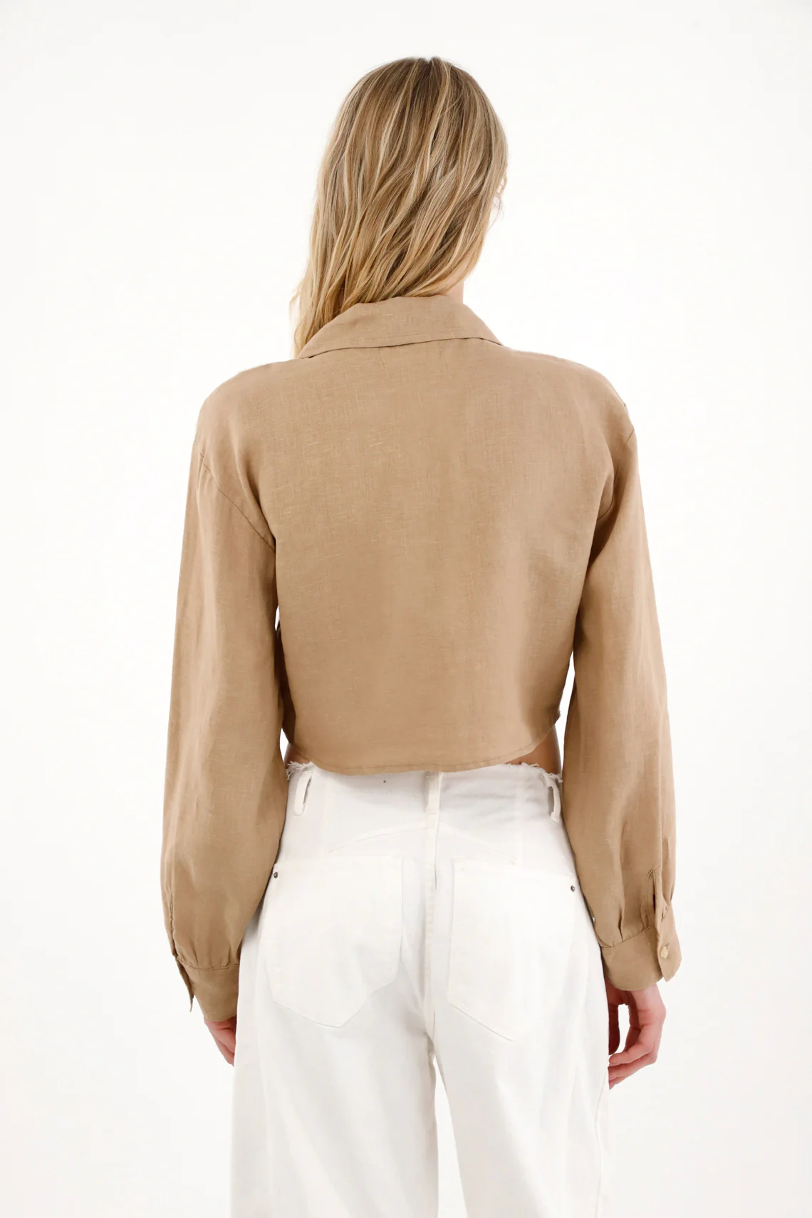 Women's 100% Linen Crude Shirt - Image 5