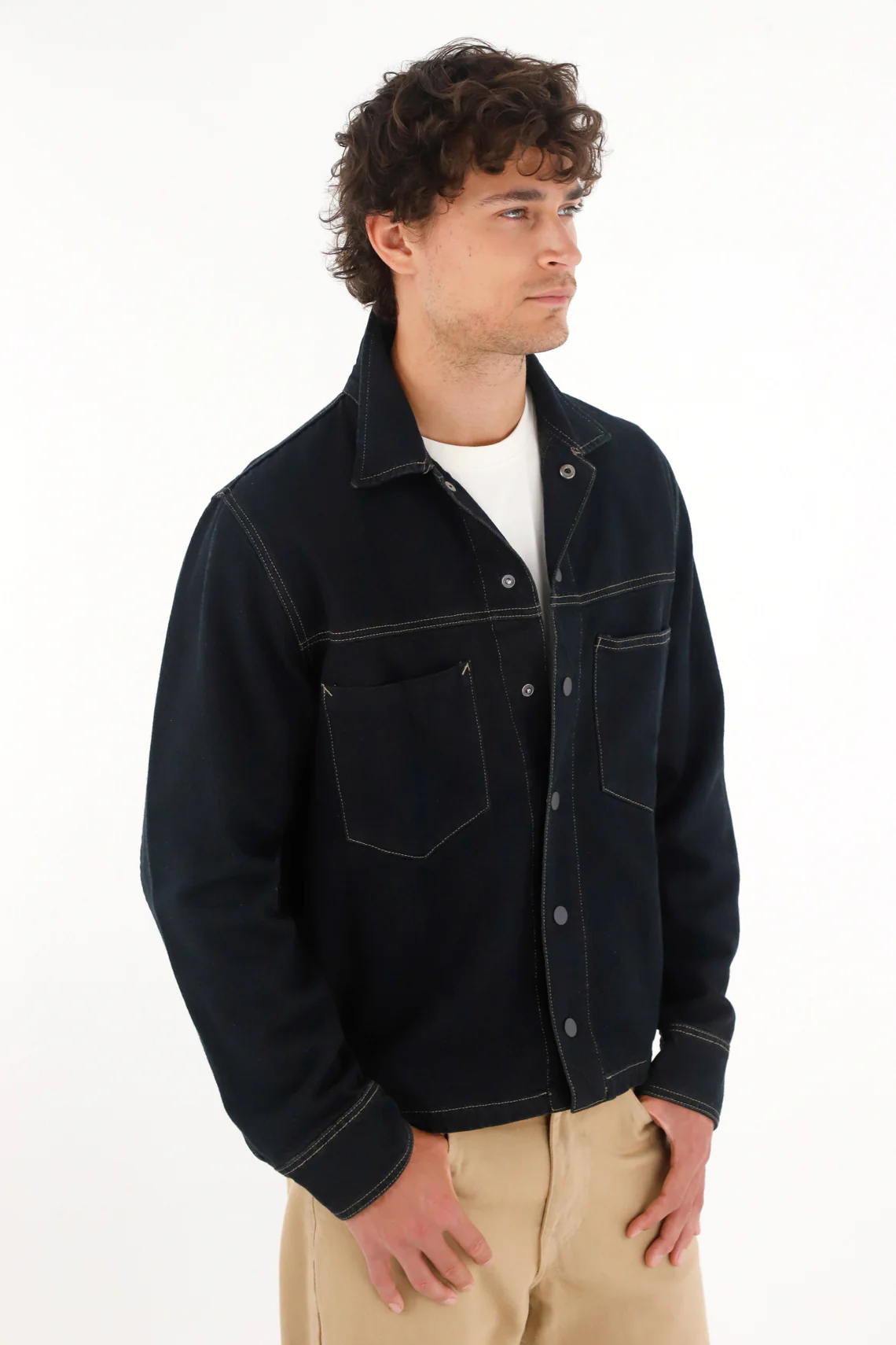 Blue Denim Jacket for Men - Image 2