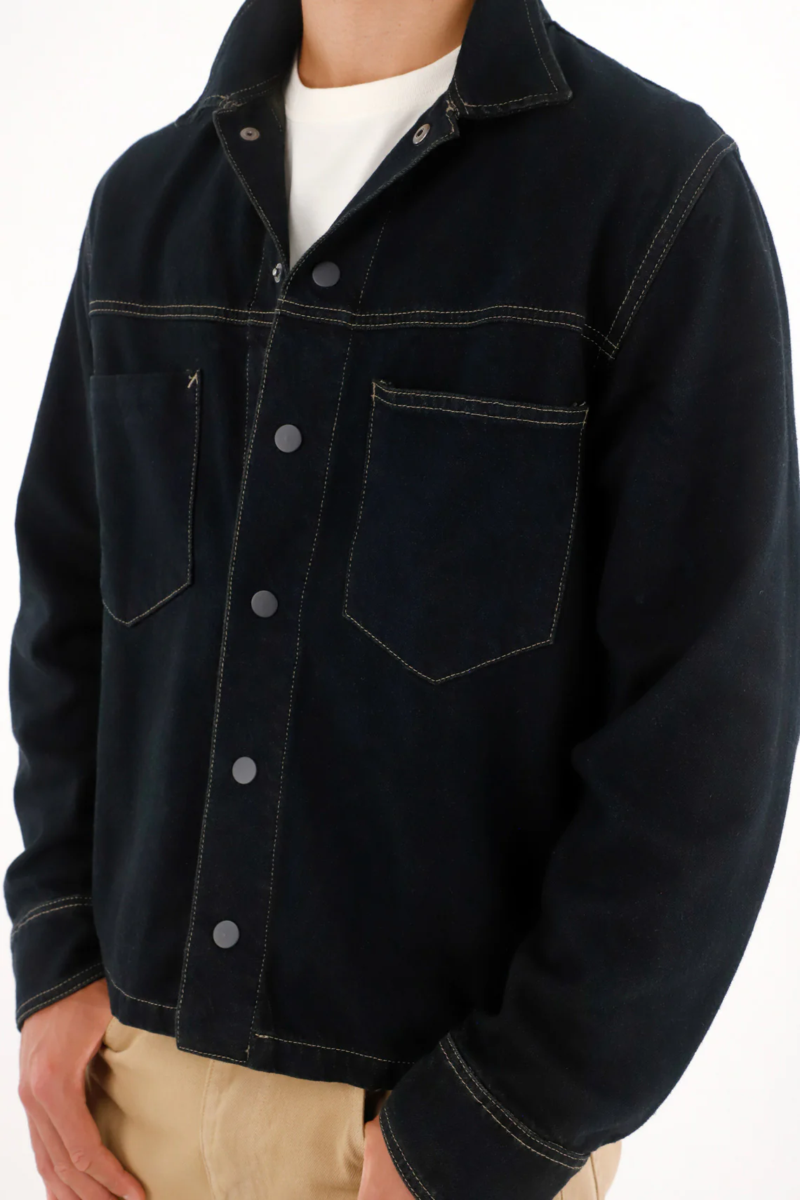 Blue Denim Jacket for Men - Image 4