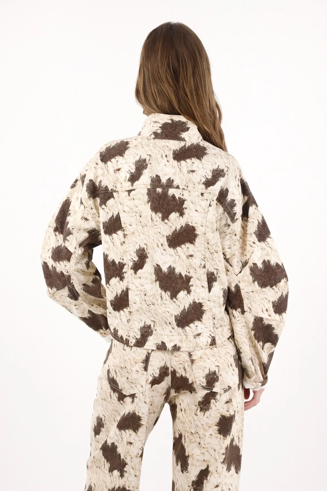 Printed Drill Jacket for Women - Image 4