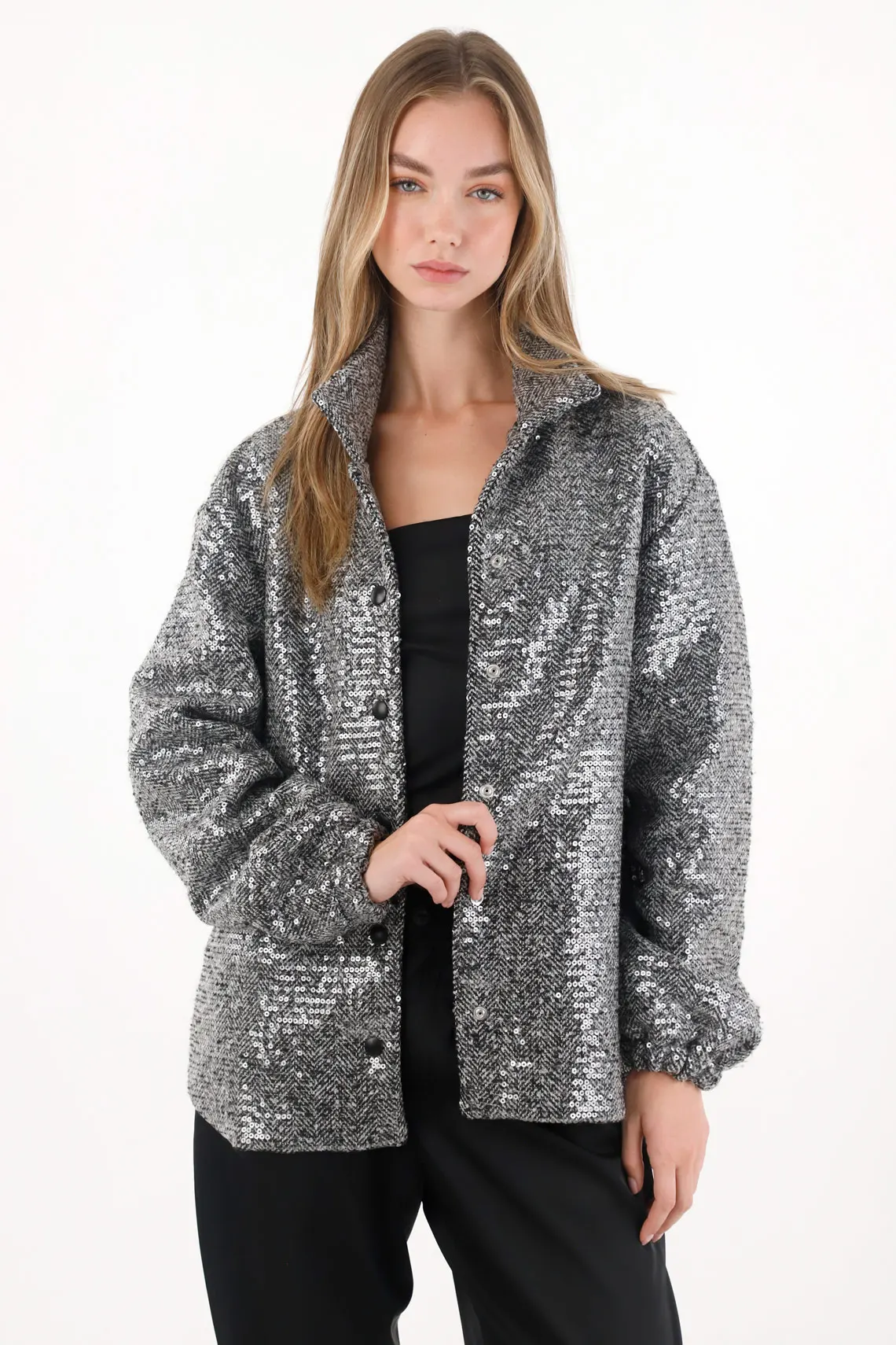 Sequined Jacket for Women - Image 3