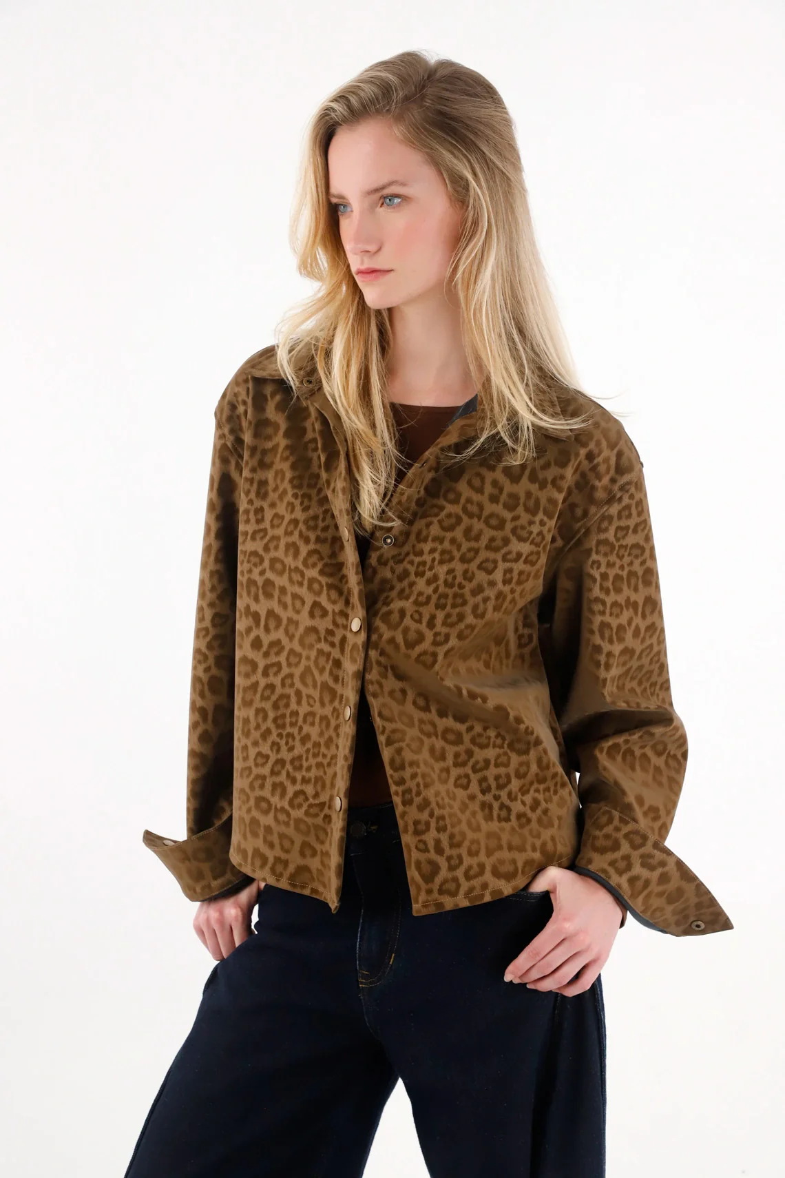 Animal Print Jacket in Tone for Women - Image 3