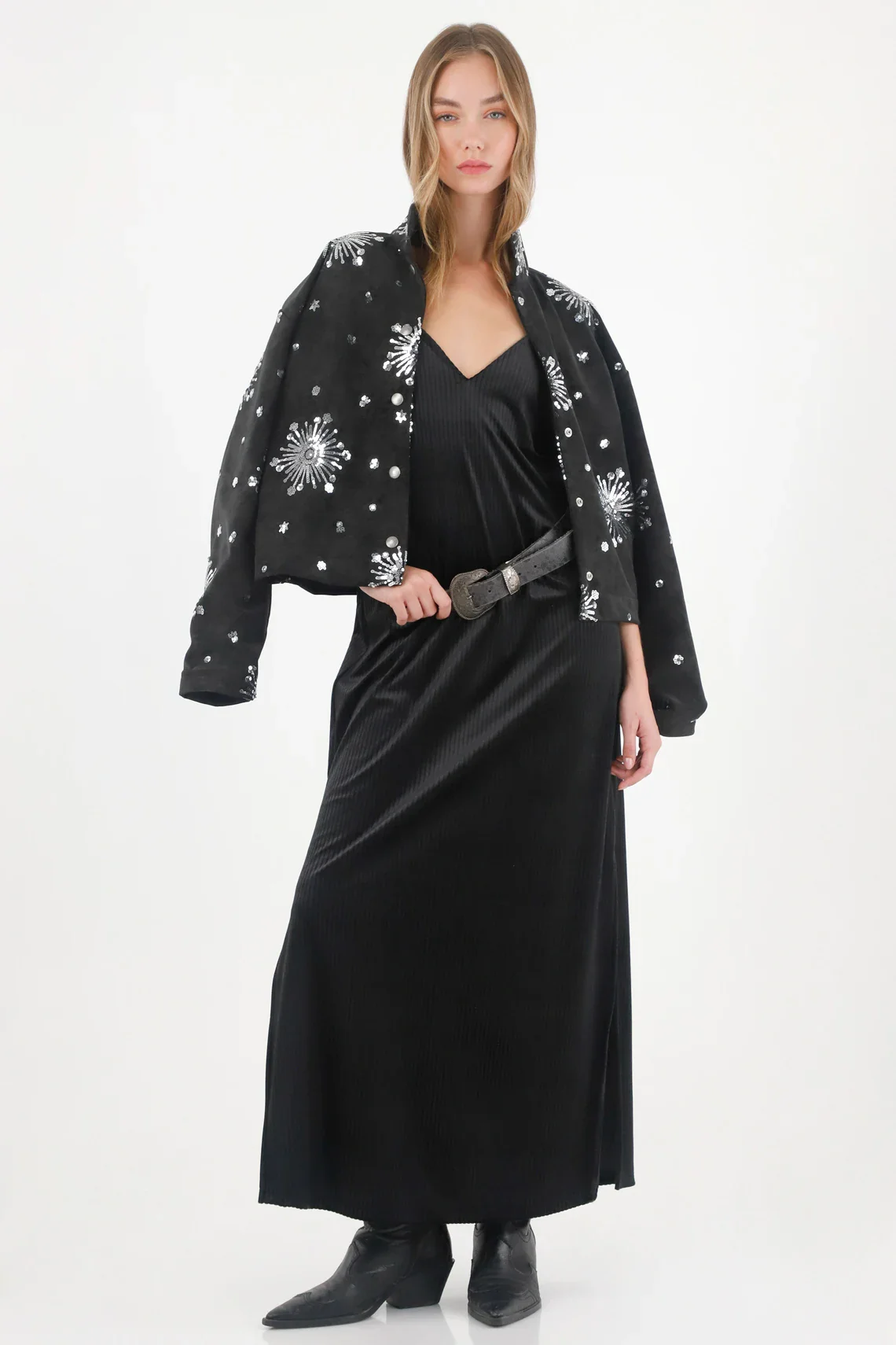 Jacket with Sequin Details for Women - Image 4