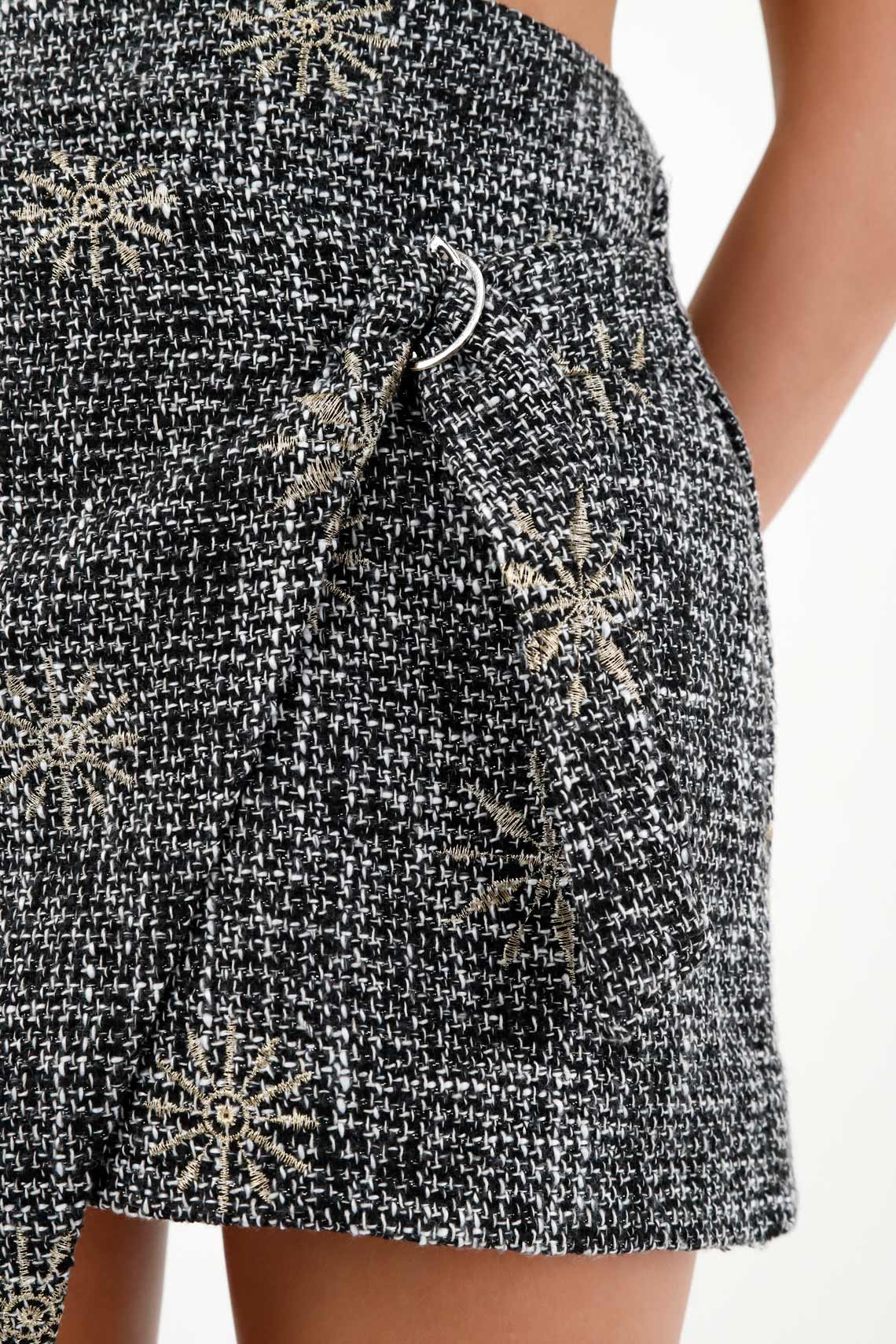 Women's Black Short Skirt - Image 3