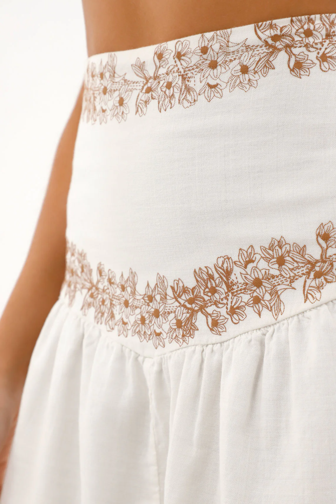 Women's Short Skirt with Floral Print - Image 3
