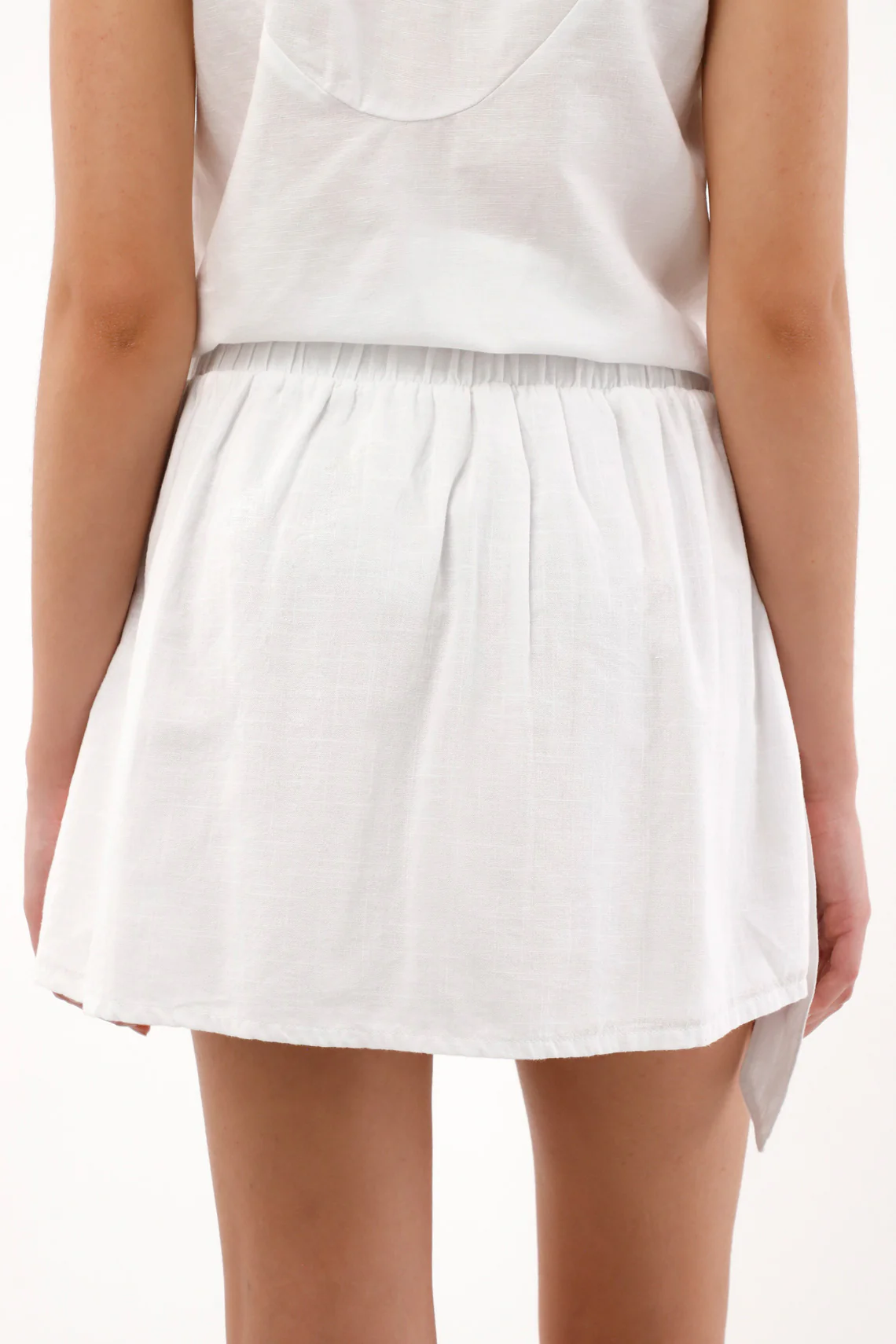 Women's Short Skirt with Side Knot Design - Image 4