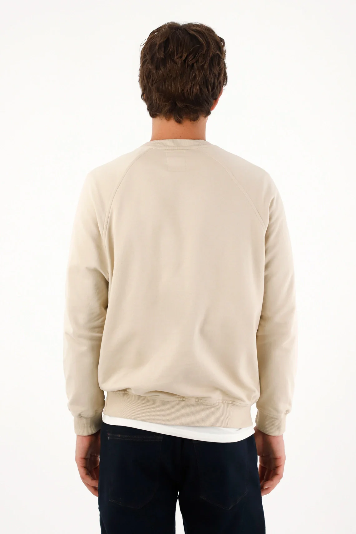 Hoodie Sweatshirt with Hood in Off-White for Men - Image 5
