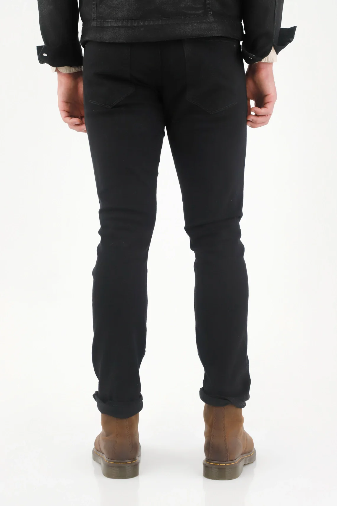 Classic Black Nudy Jeans for Men - Image 4