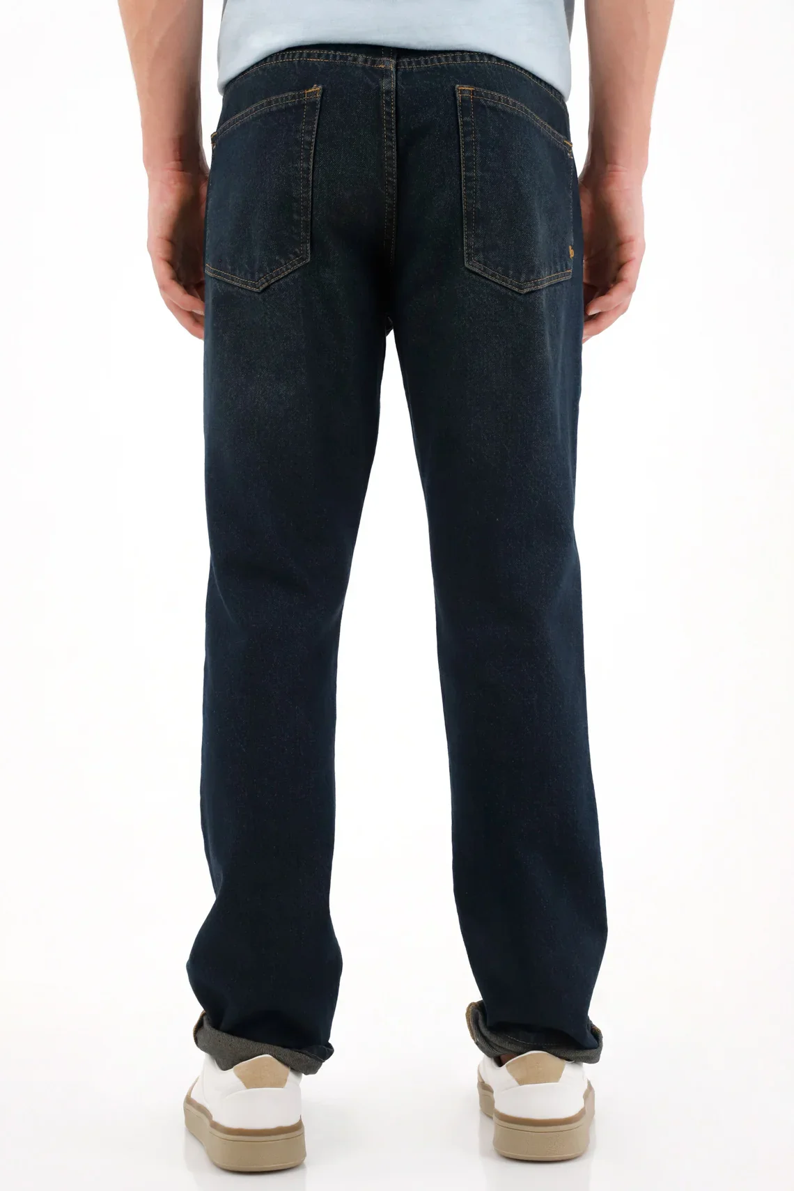 Medium Rise Straight Jeans in Blue for Men - Image 5