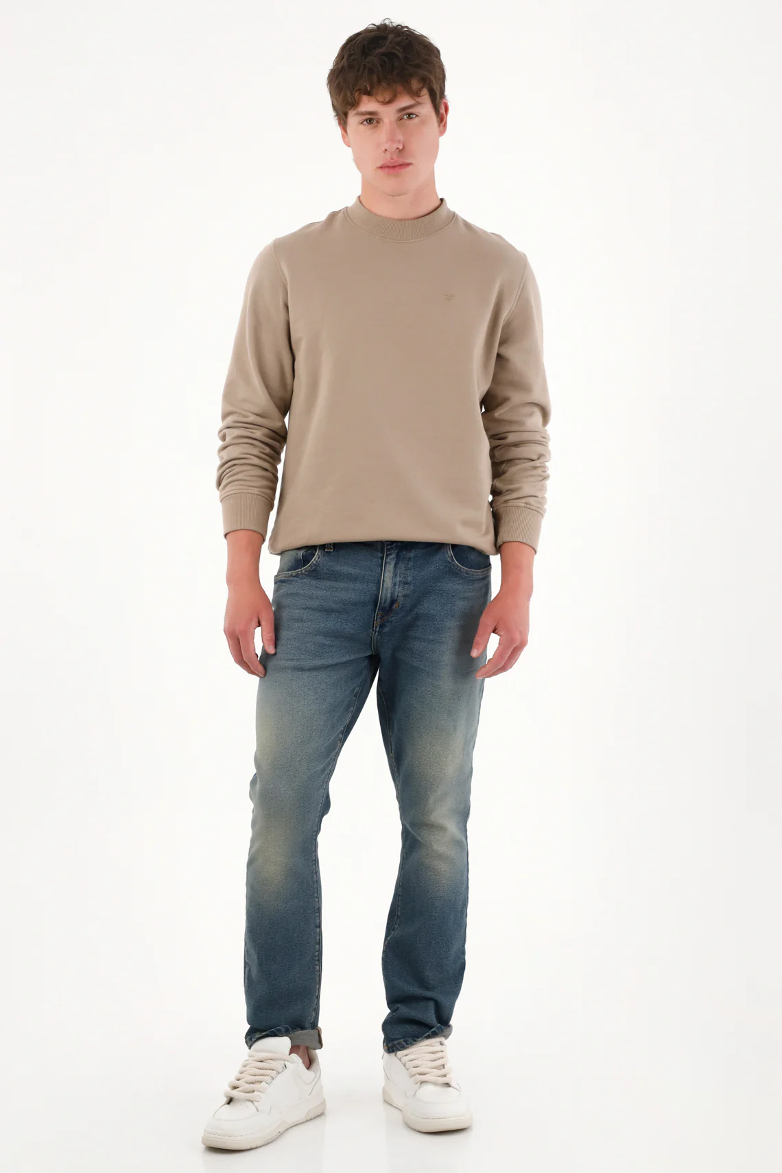 Mid-Rise Blue Nudy Jeans for Men - Image 5