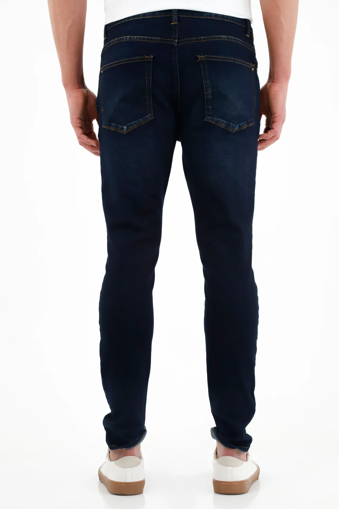 Men's Dark Super Skinny Jeans - Image 4