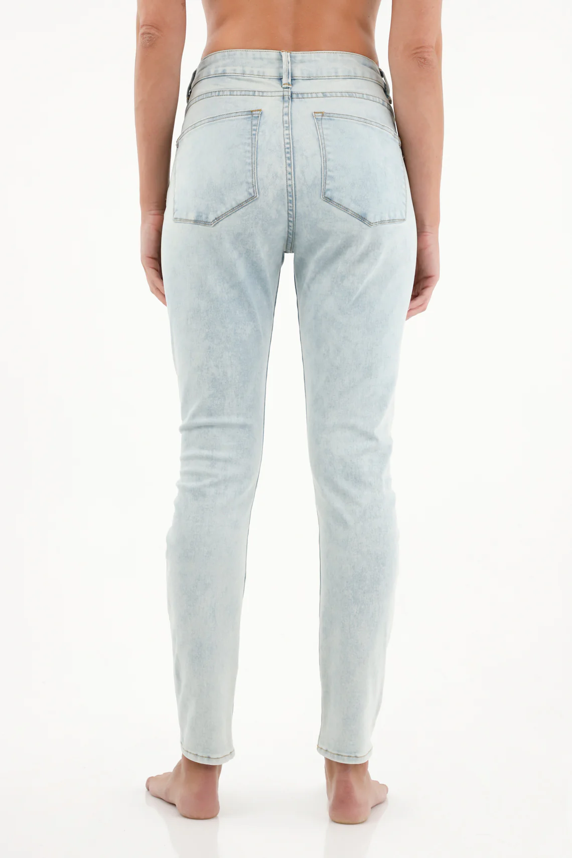 Women's Light Blue High-Waisted Jegging Jeans - Image 4