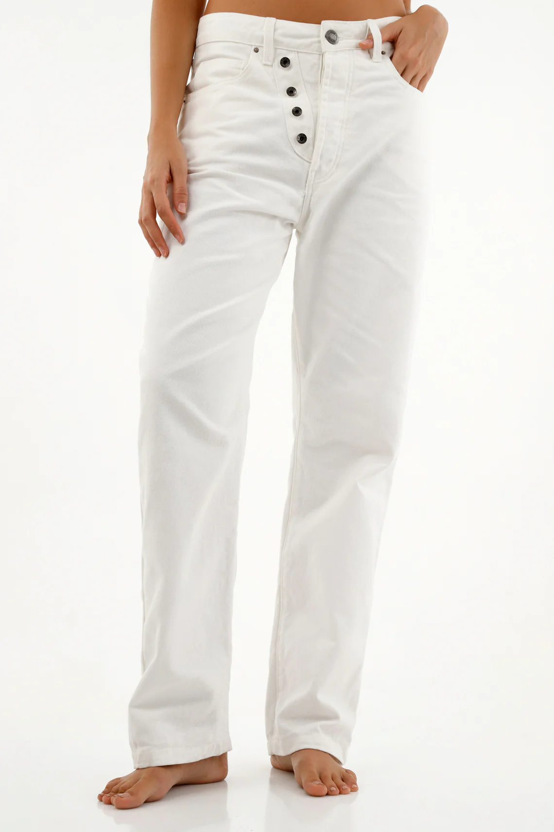 Women's Ecru Jeans