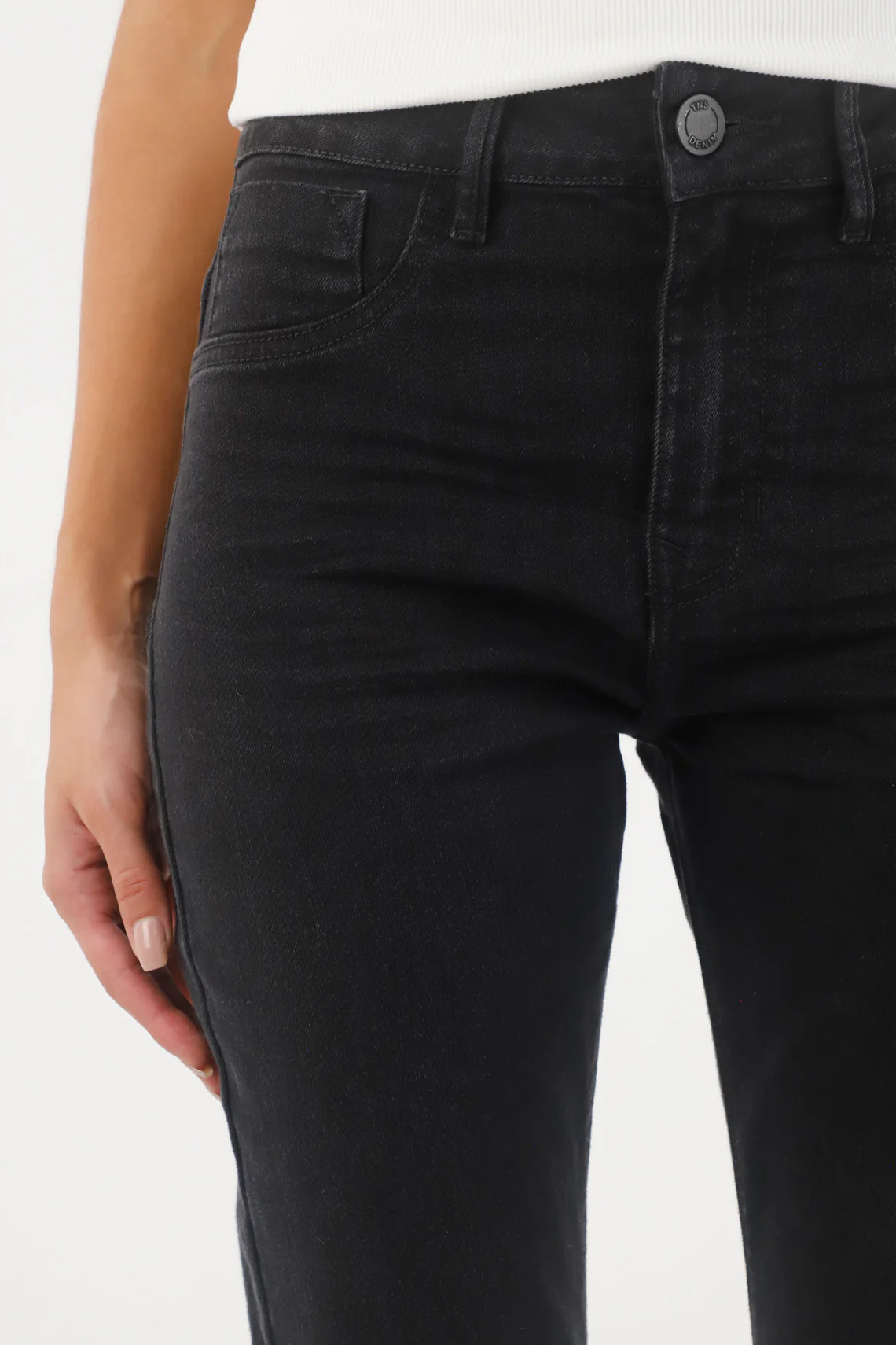 Women's Super Slim Black Jeans - Image 3