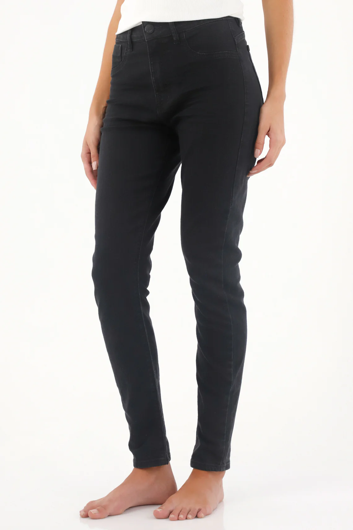 Women's Super Slim Black Jeans - Image 4