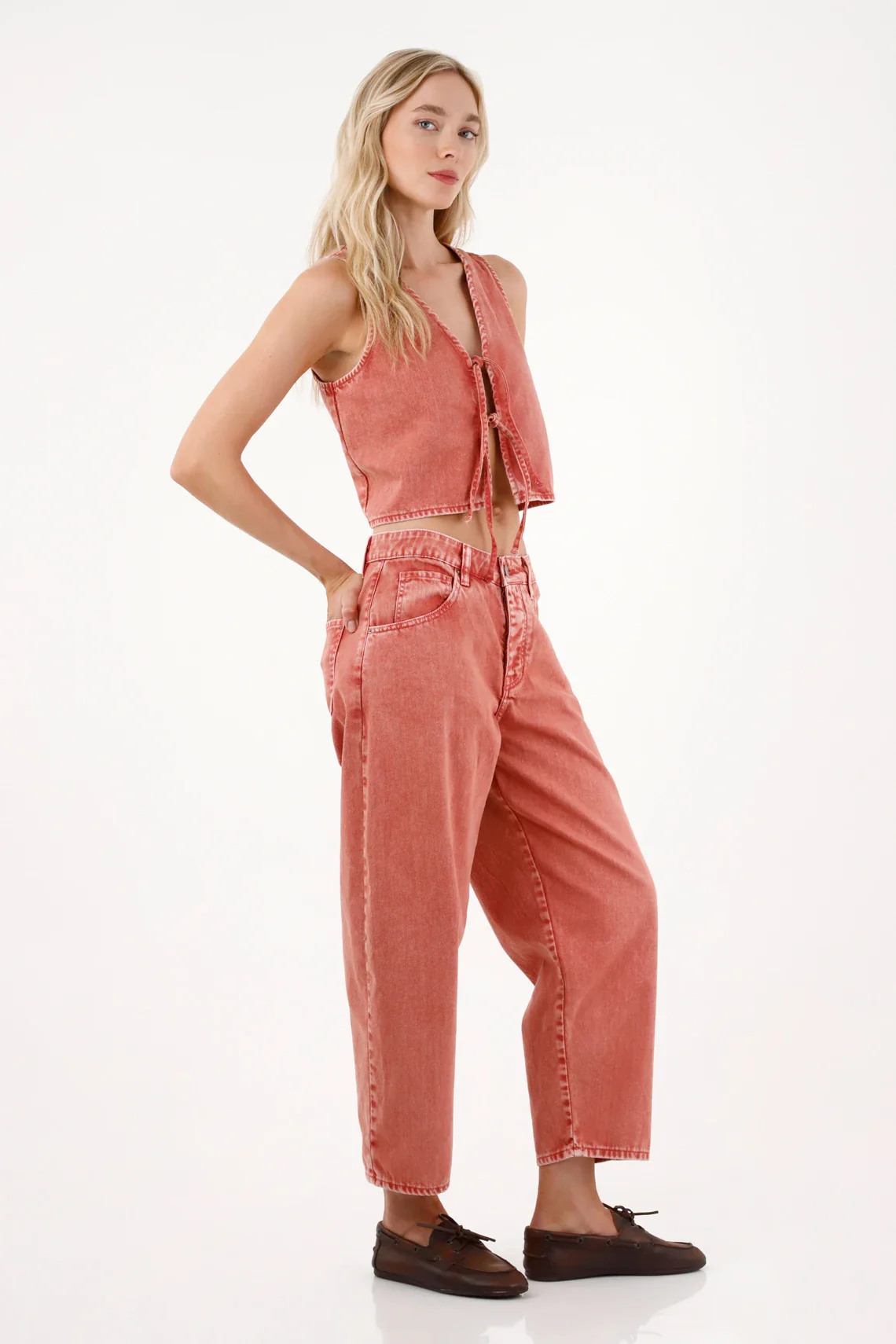 Red Bull Denim Vest for Women - Image 3
