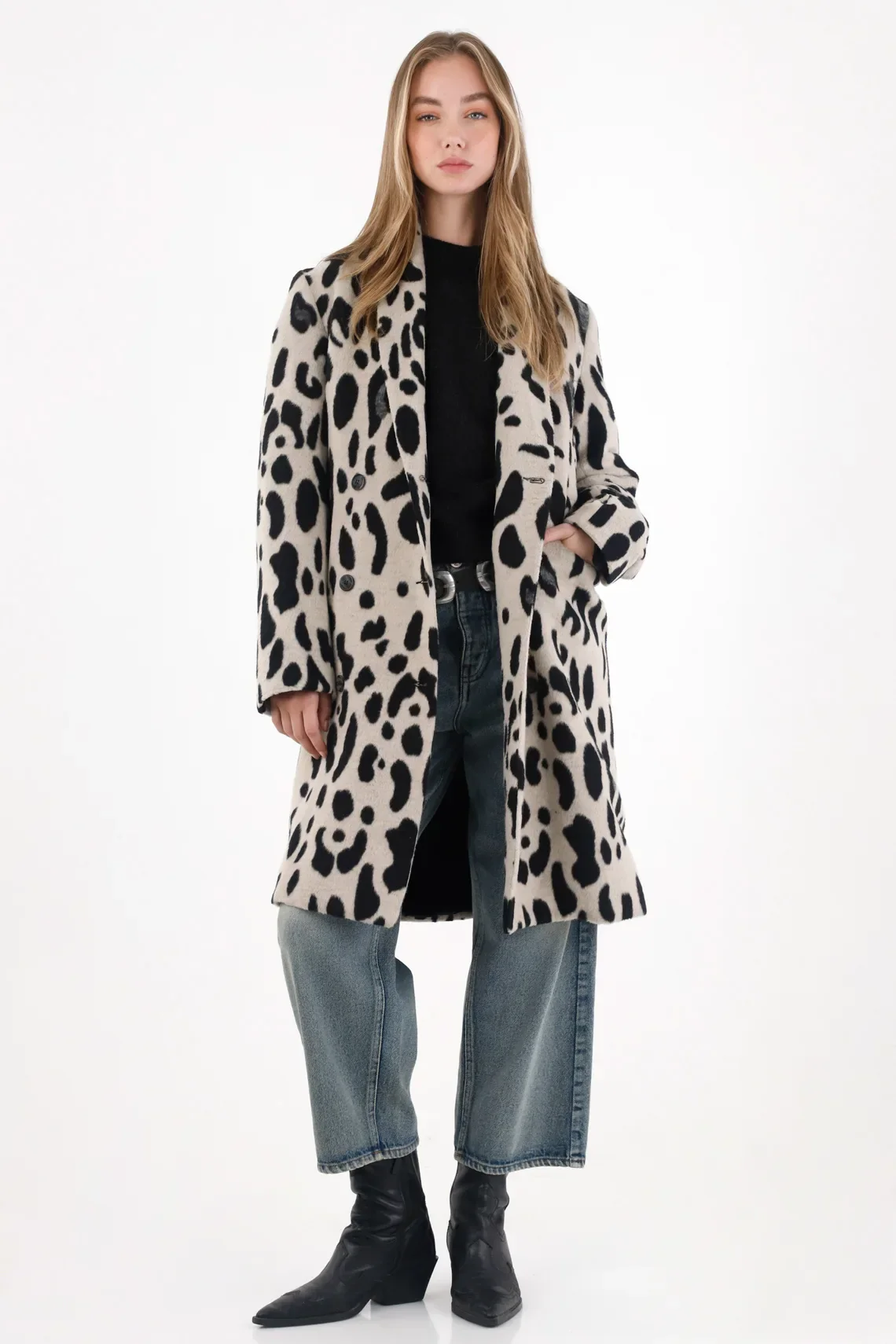 Printed Overcoat for Women