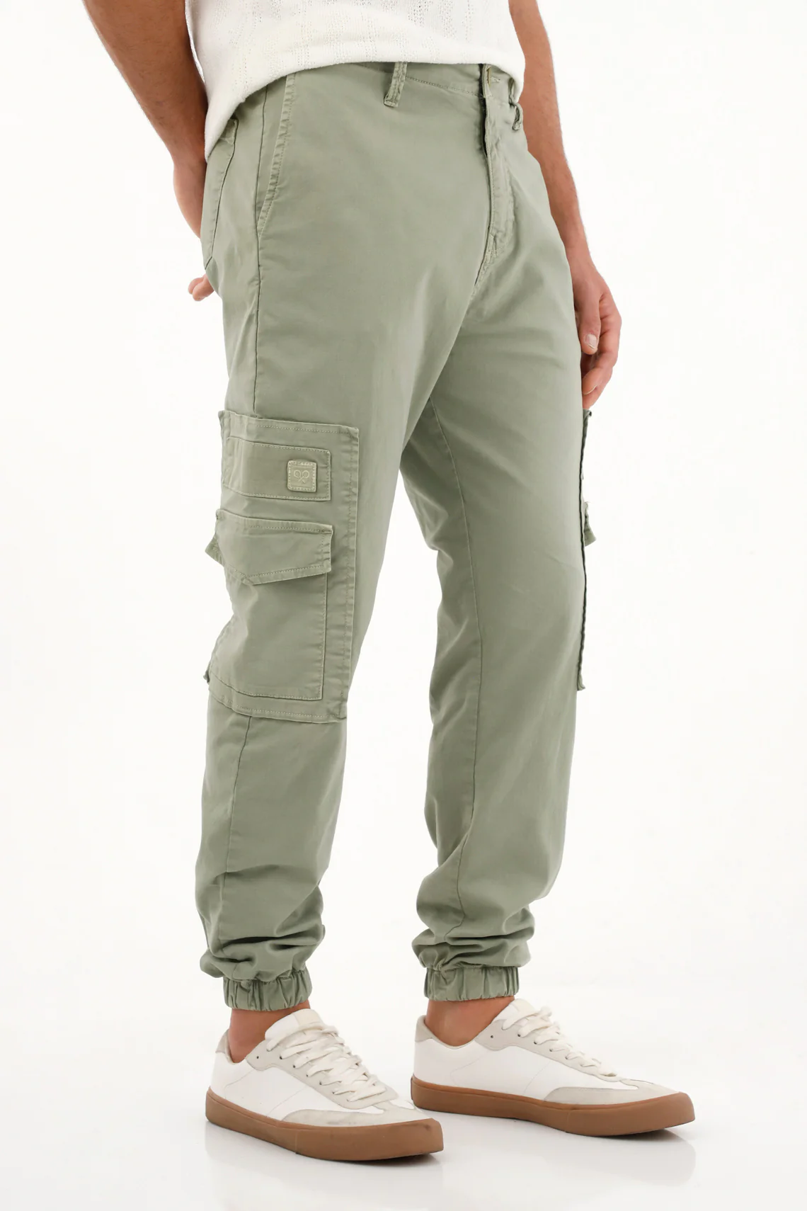 Men's green cargo pants - Image 2