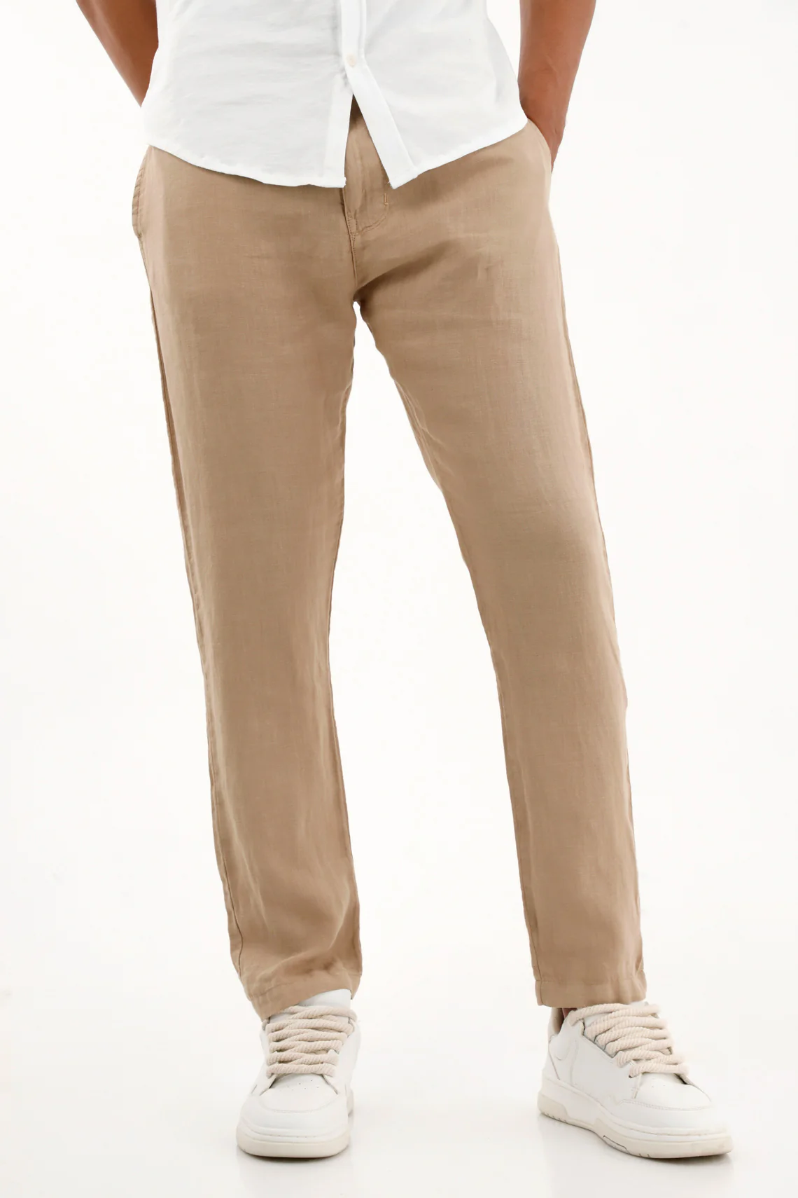 Men's 100% Linen Chino Pants