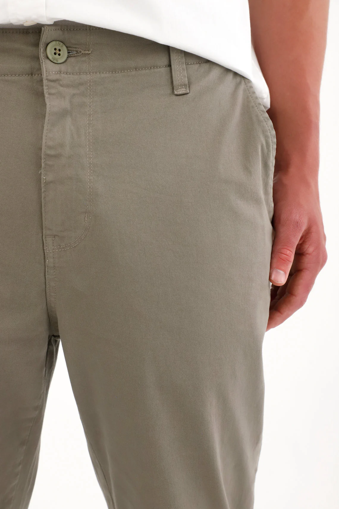 Men's Green Chino Shorts - Image 3