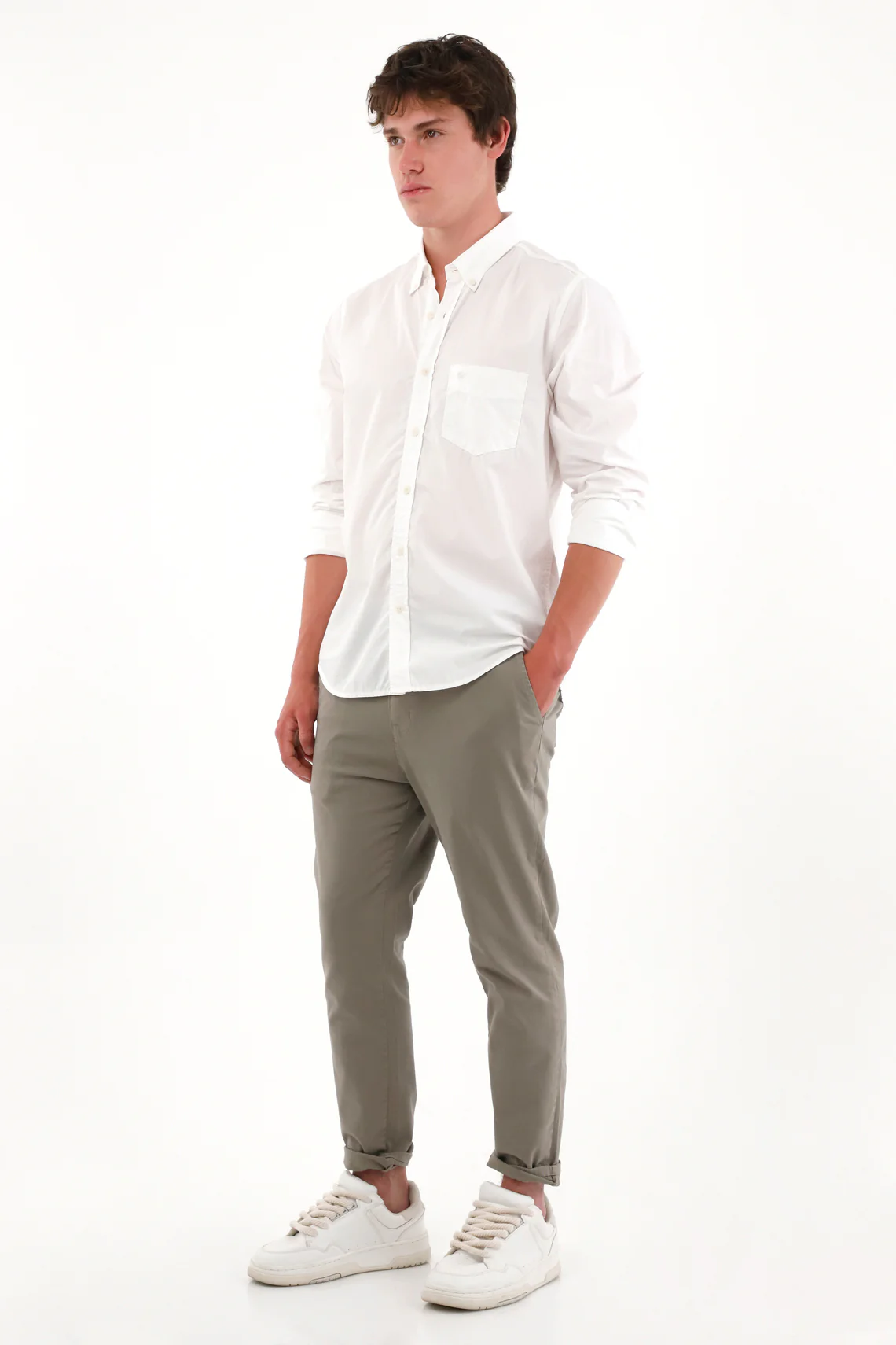 Men's Green Chino Shorts - Image 4