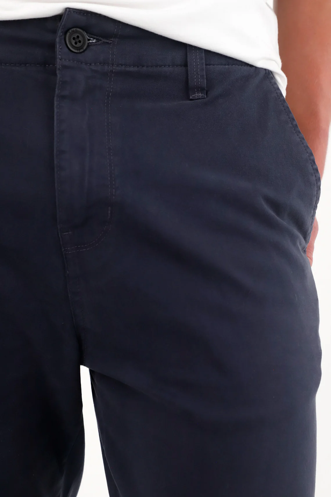 Gray Short Chino Pants for Men - Image 3