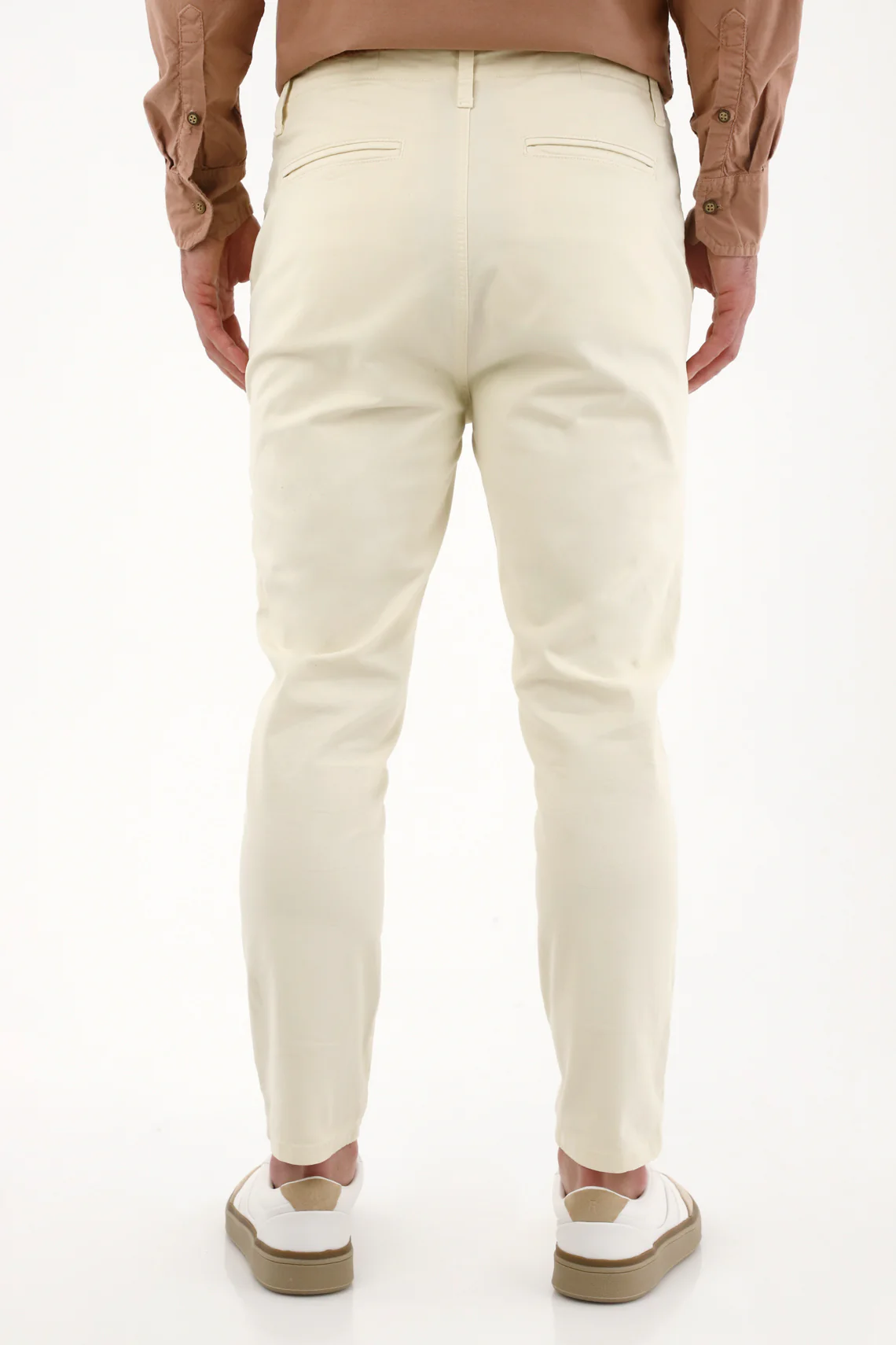 Men's Off-White Chino Pants - Image 4