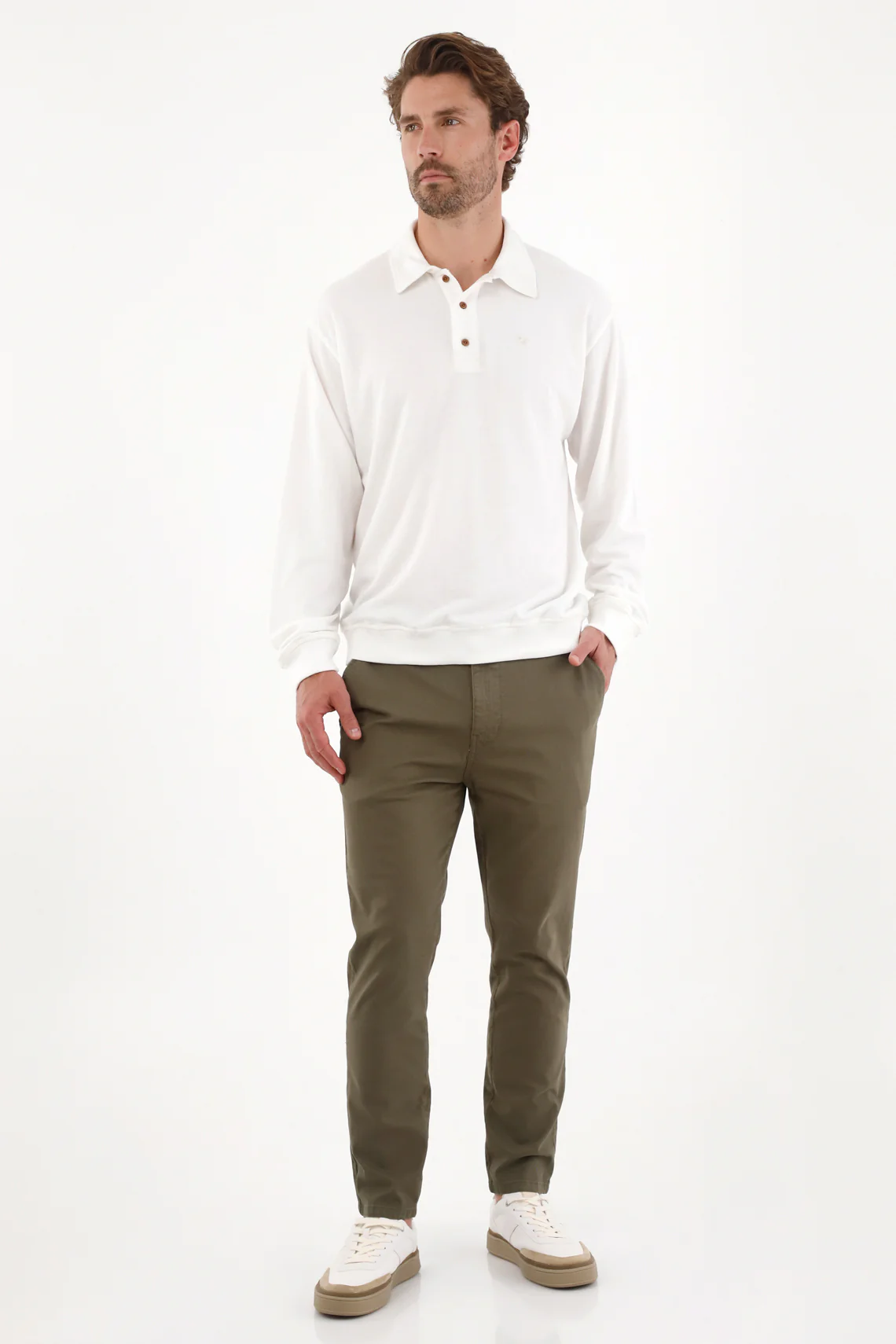 Stylish Green Chino Pants for Men