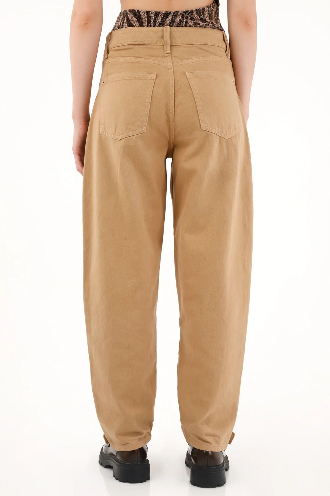 Women's Horseshoe Coffee Pants with Boot Straps - Image 4