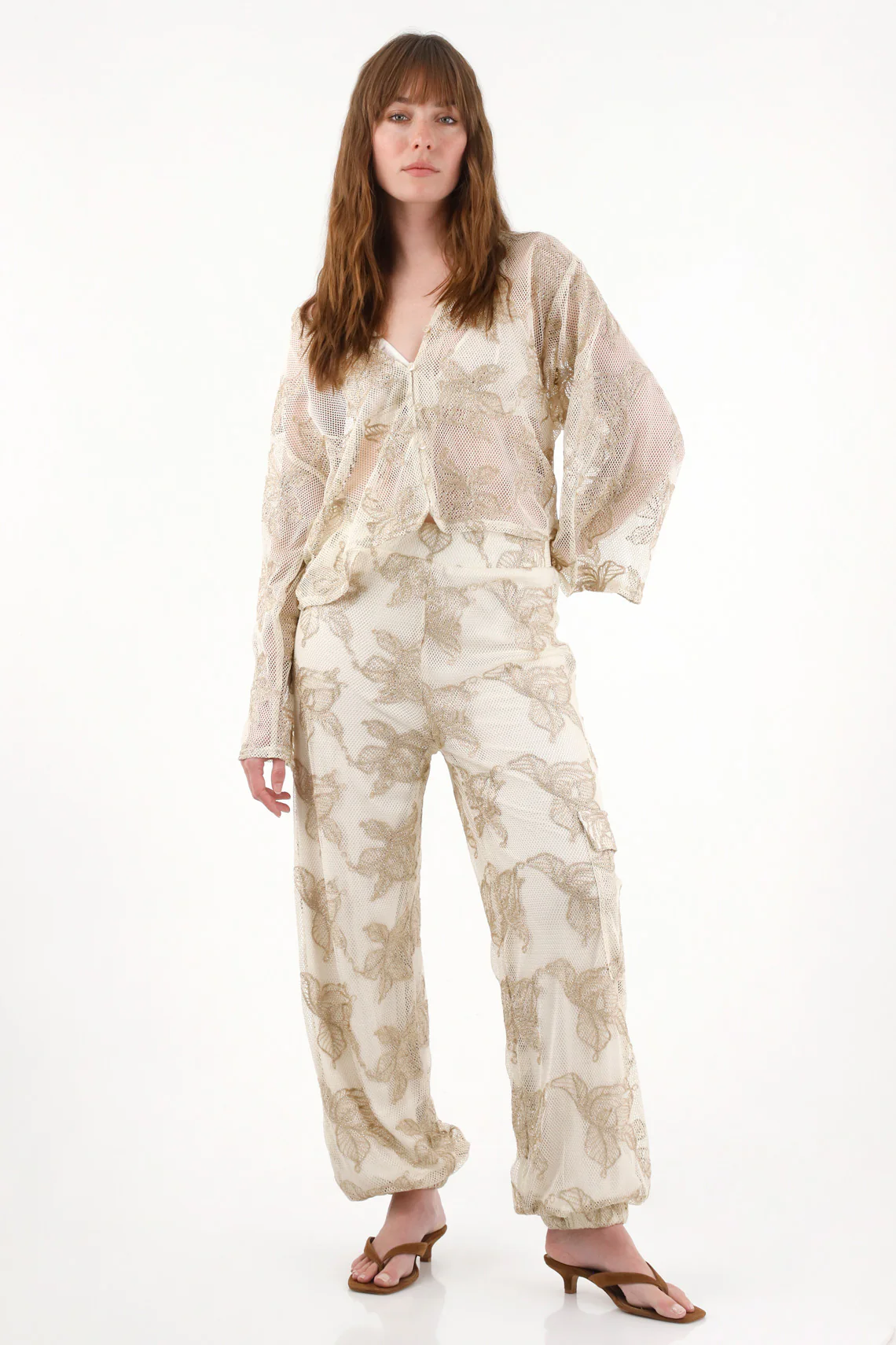 Embroidered Women's Jogger Pants - Image 2