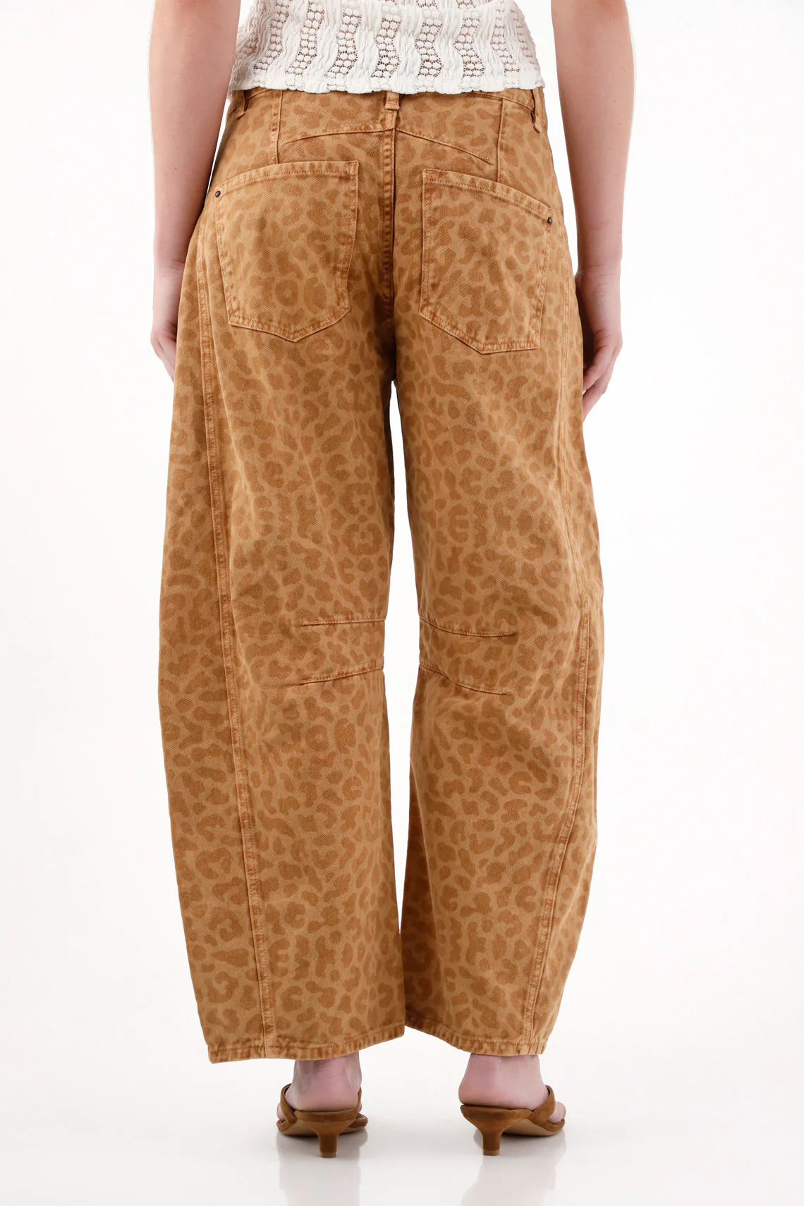 Women's Animal Print Horseshoe Pants - Image 5