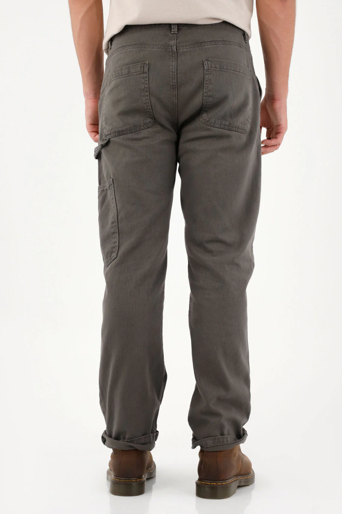 Gray Carpenter Pants for Men - Image 5