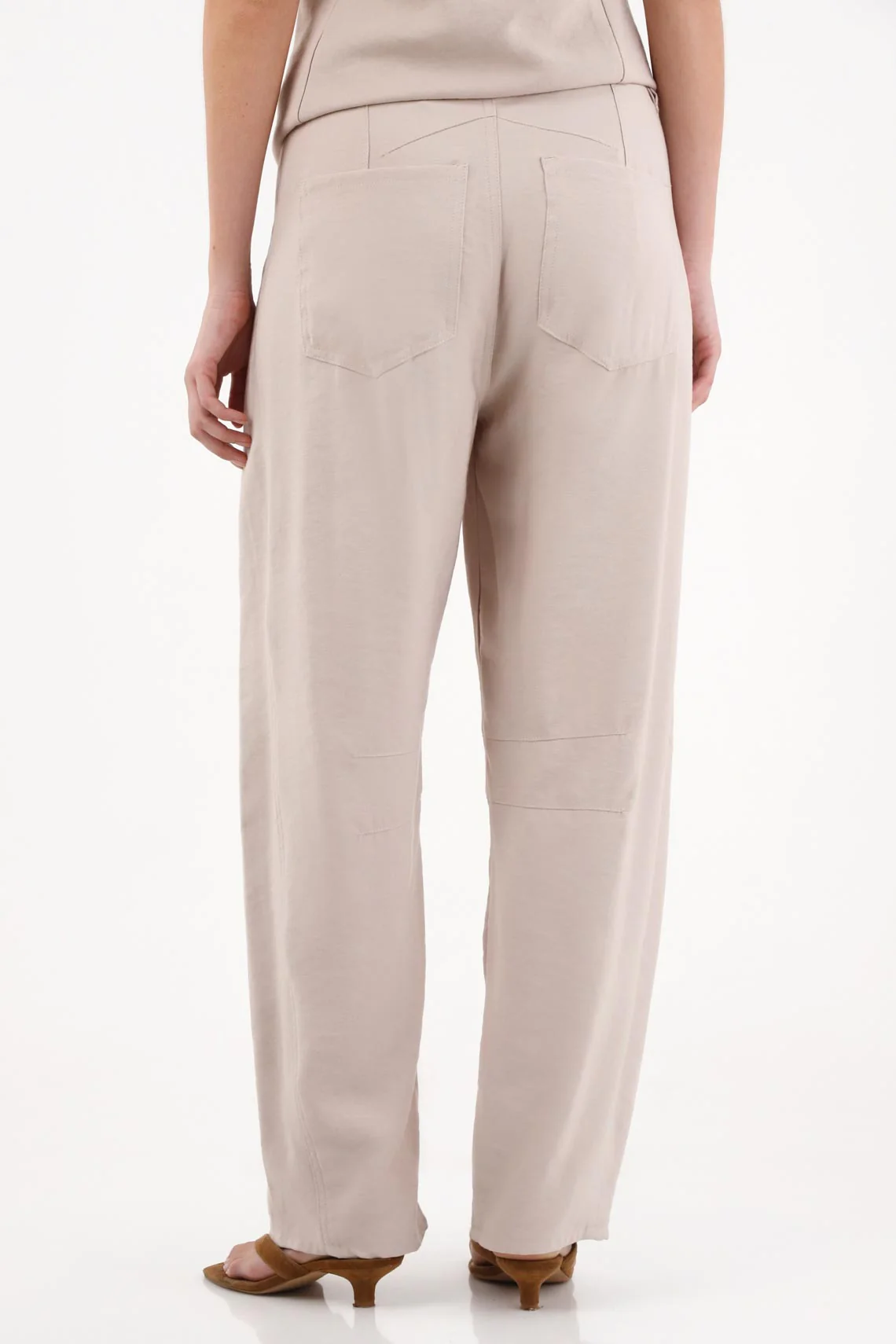 Classic Off-White Horseshoe Pants for Women - Image 4