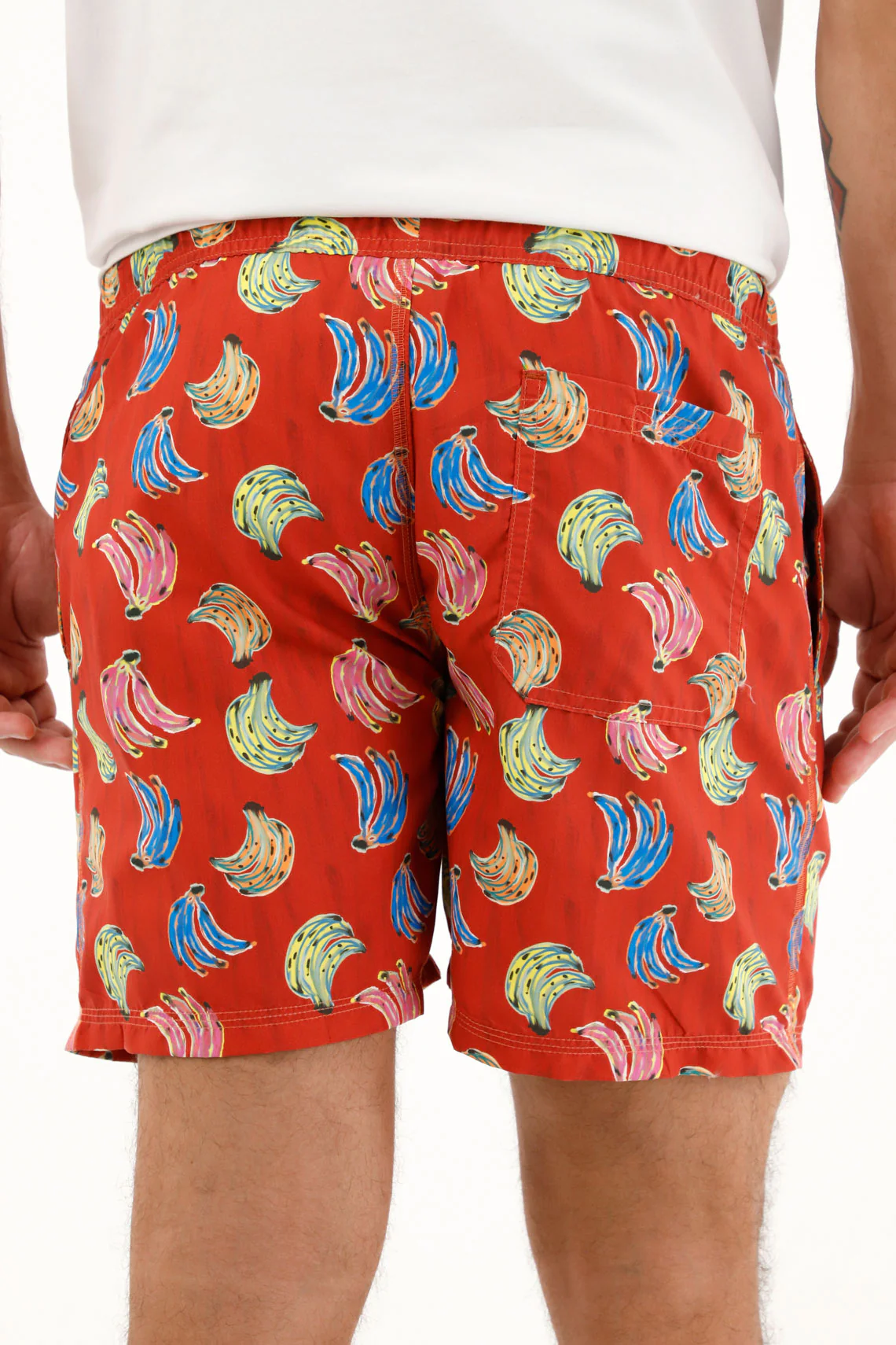 Men's Banana Print Swim Trunks - Image 4