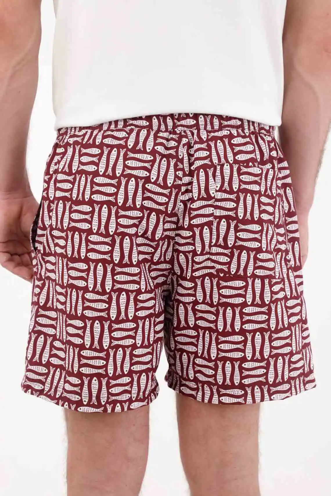 Men's tennis swimwear, lightweight printed flat shorts - Image 2