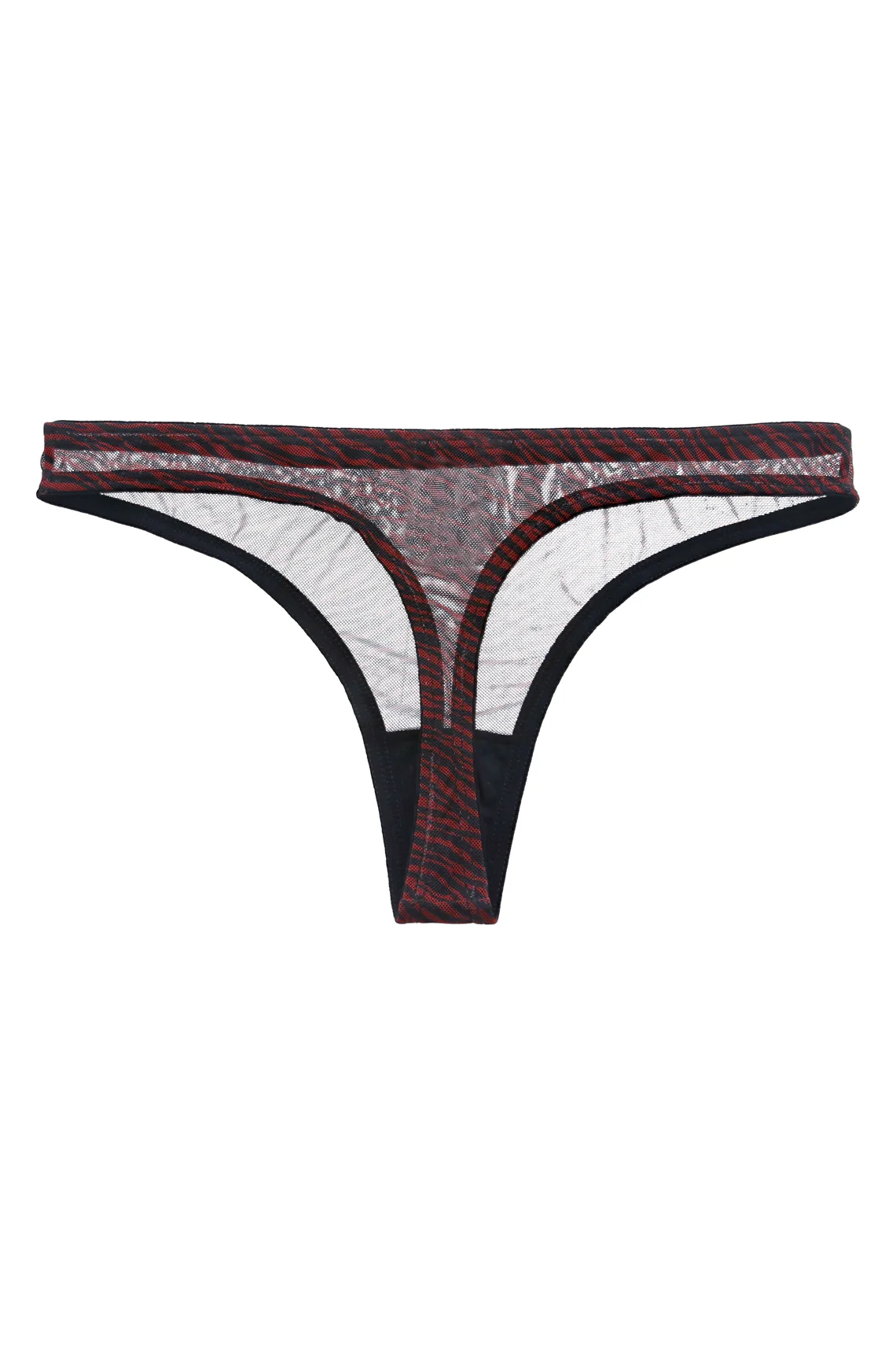 Women's red thong panty - Image 2
