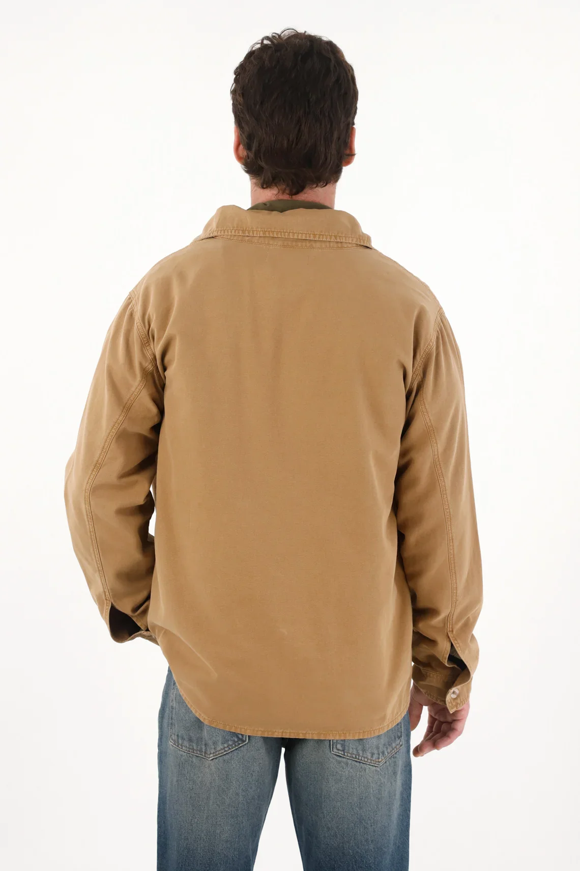 Classic Long Sleeve Shirt in Brown for Men - Image 9
