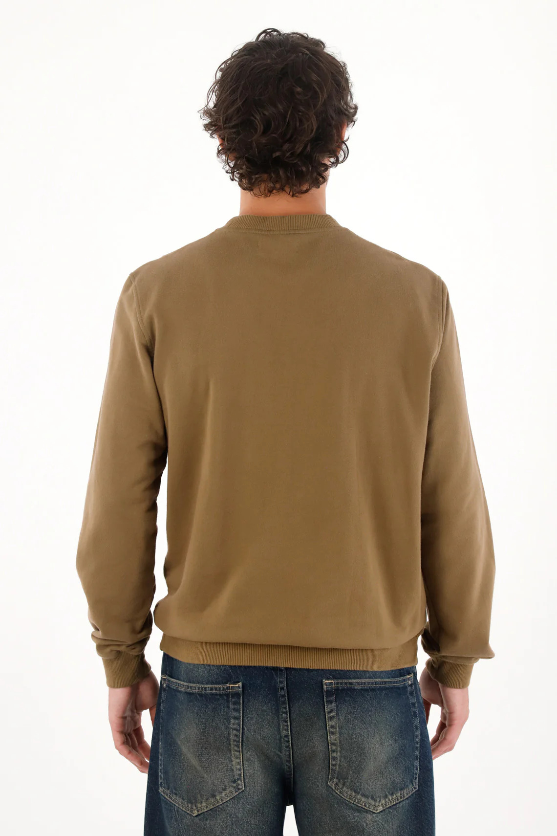 Sweatshirt with Brown Pocket for Men - Image 4